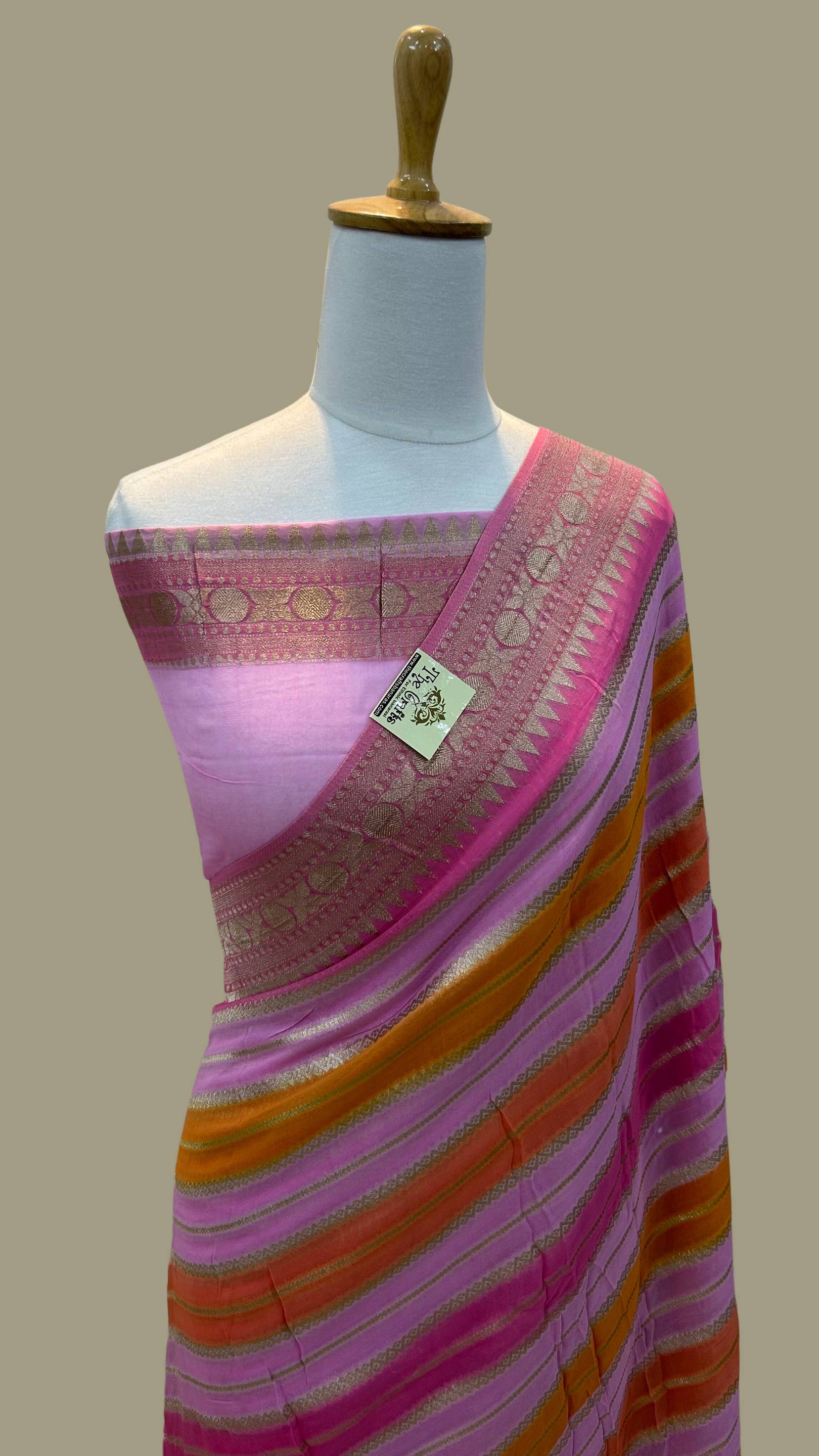 Pure Viscose Georgette Banarasi Saree