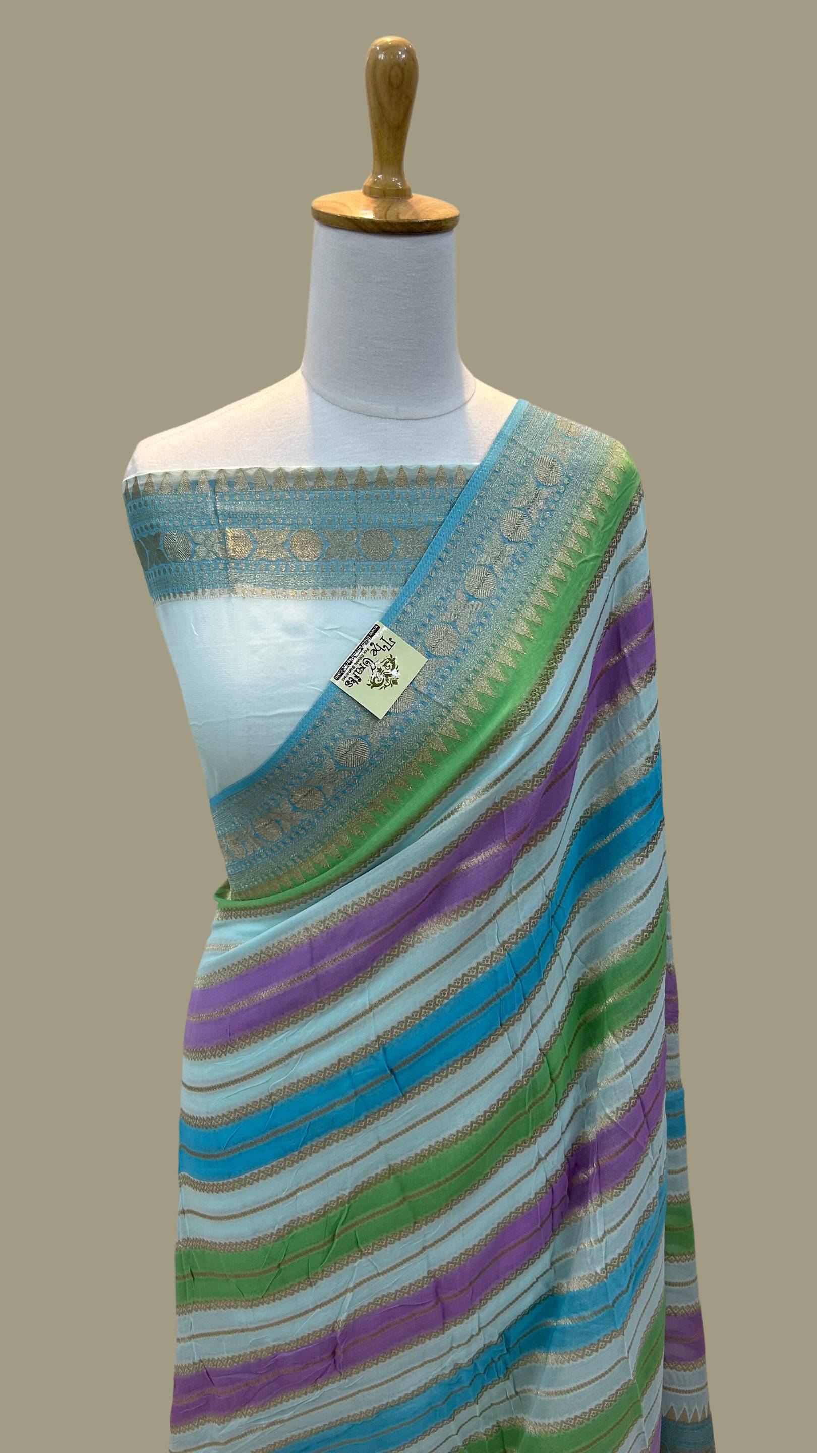 Pure Viscose Georgette Banarasi Saree