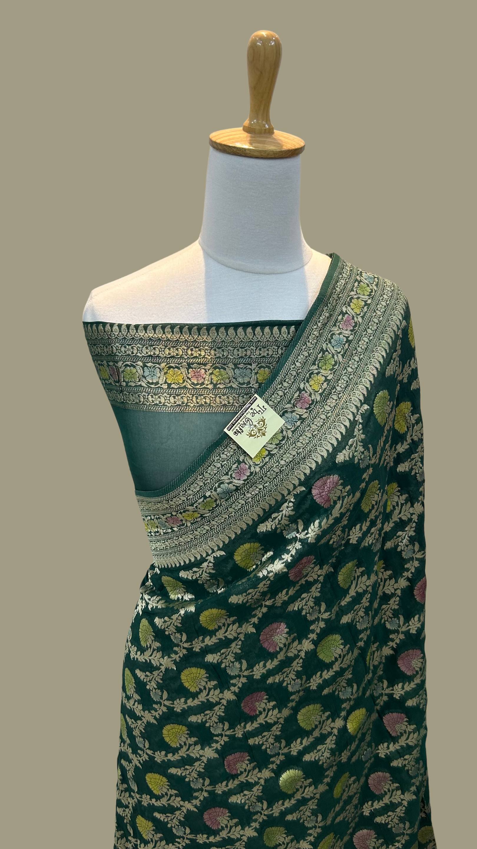 Pure Viscose Georgette Banarasi Saree