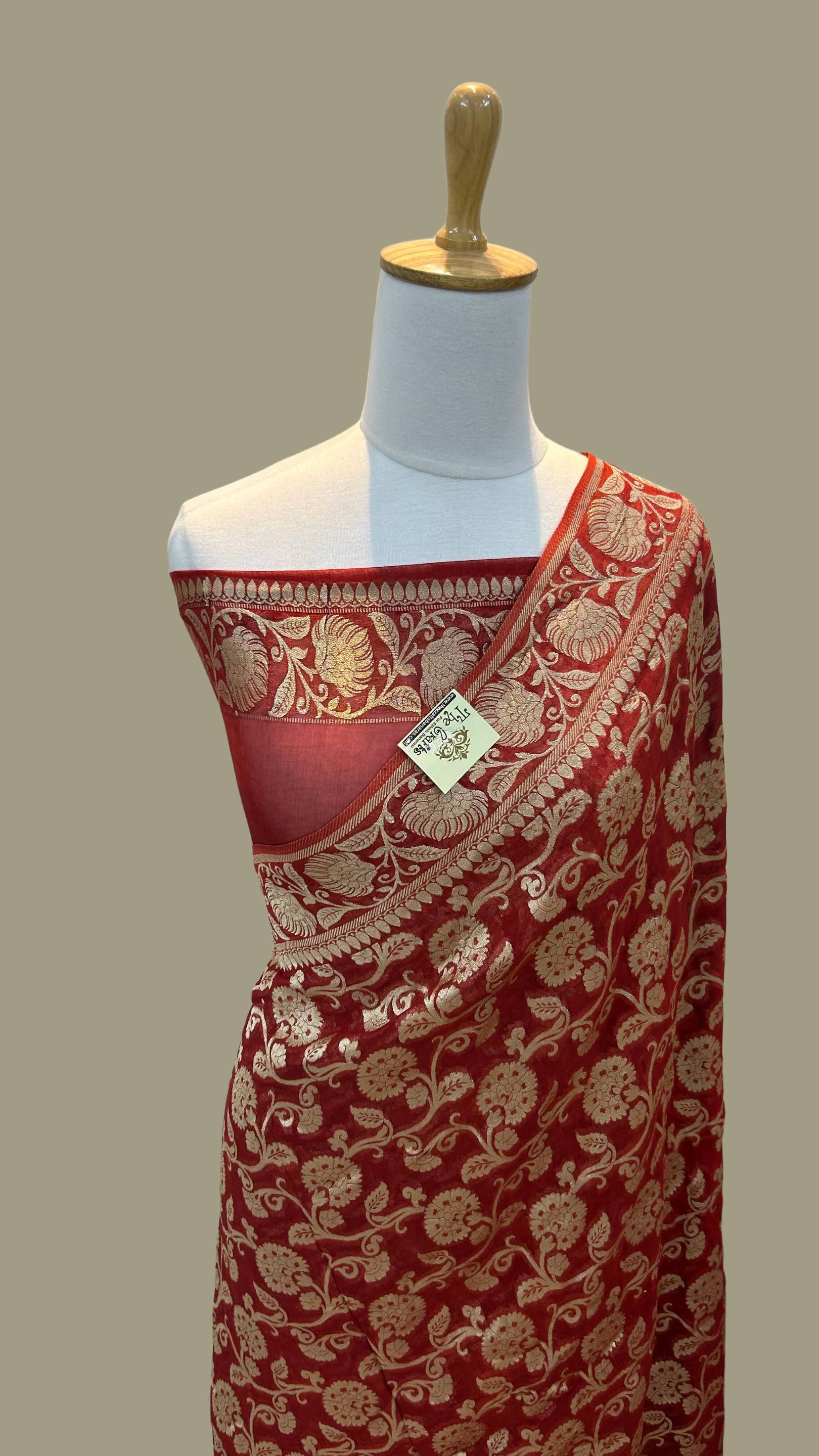 Pure Viscose Georgette Banarasi Saree