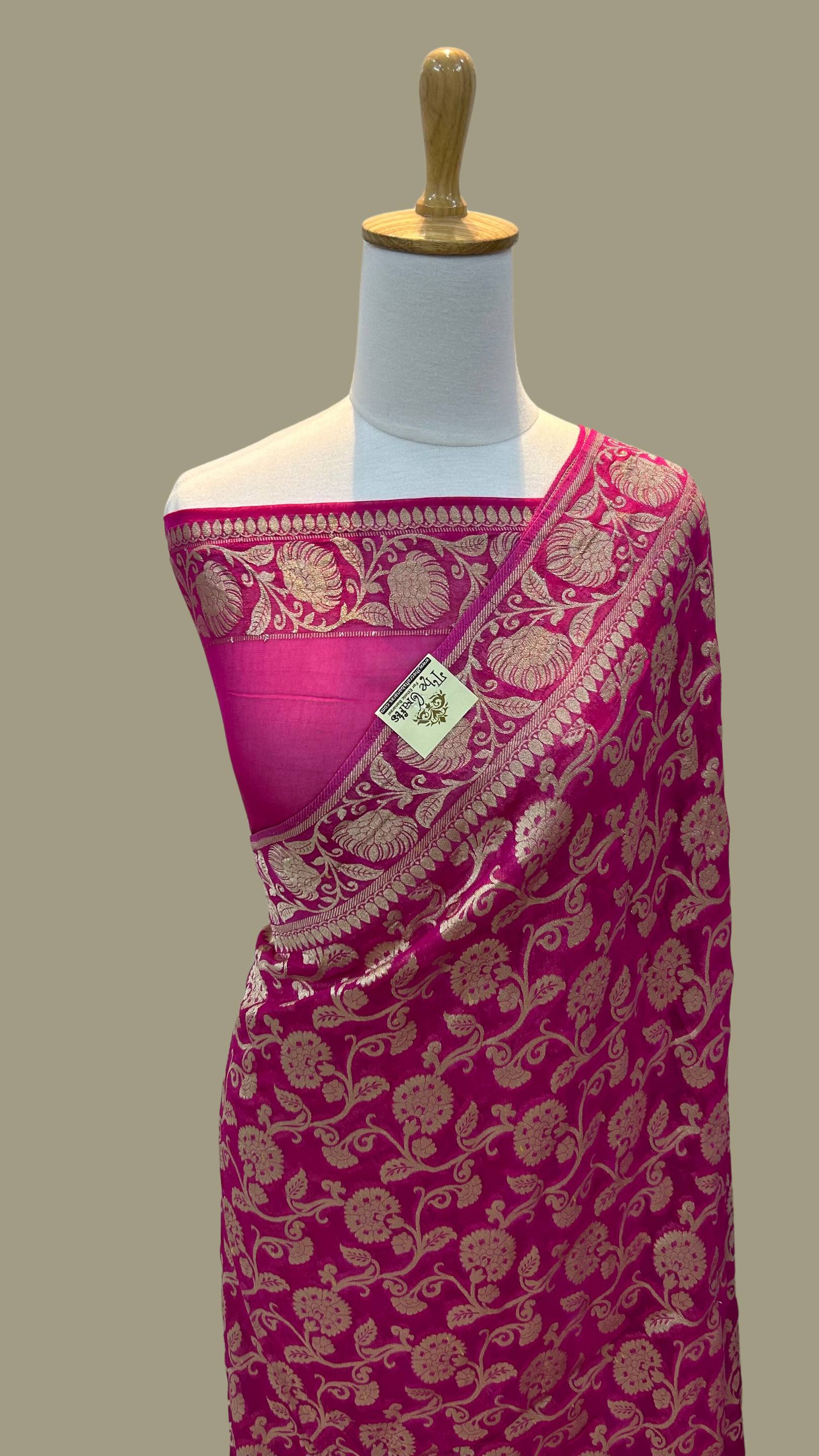 Pure Viscose Georgette Banarasi Saree