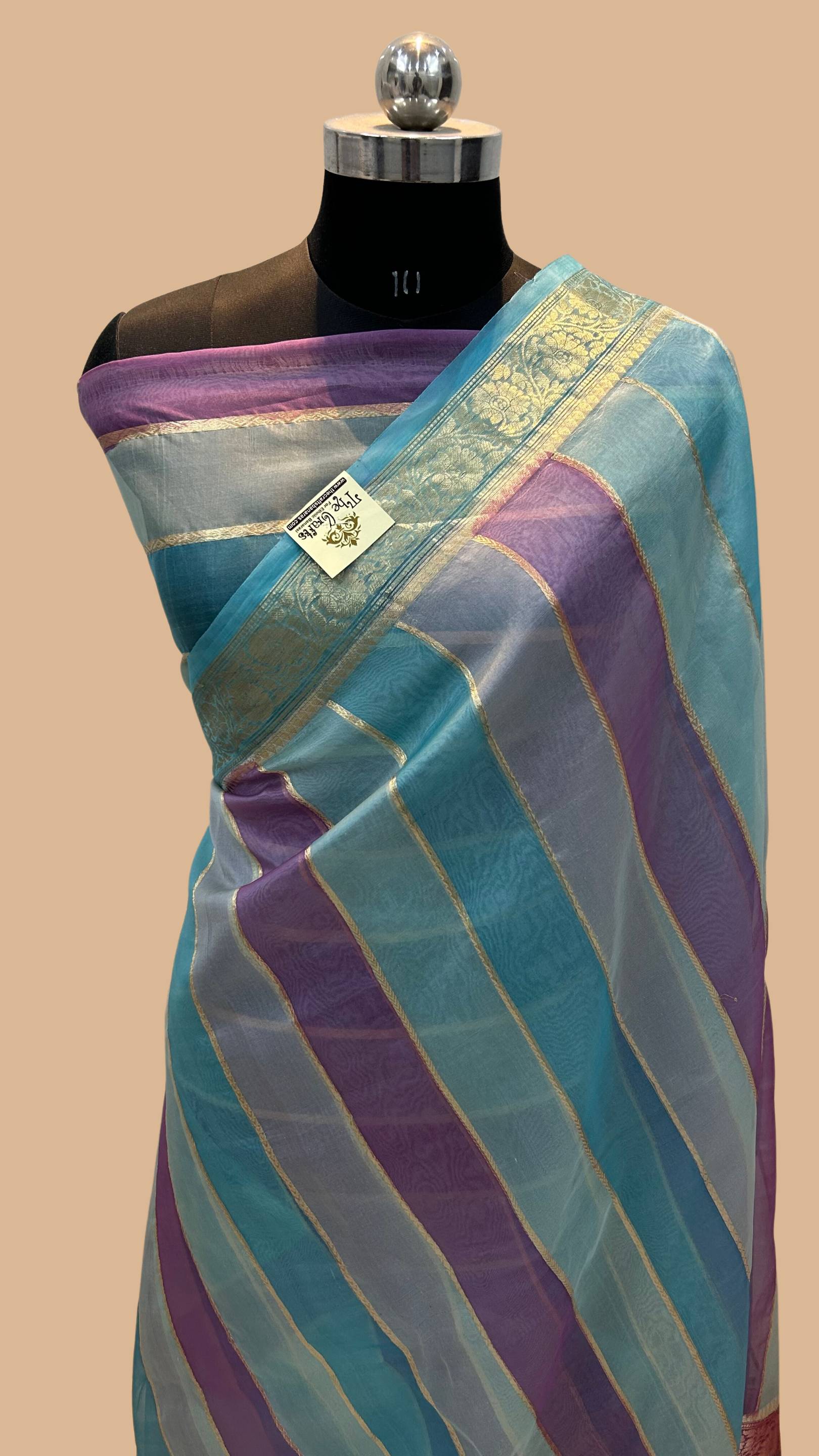 Pure Kora Silk Handloom Banarasi Saree