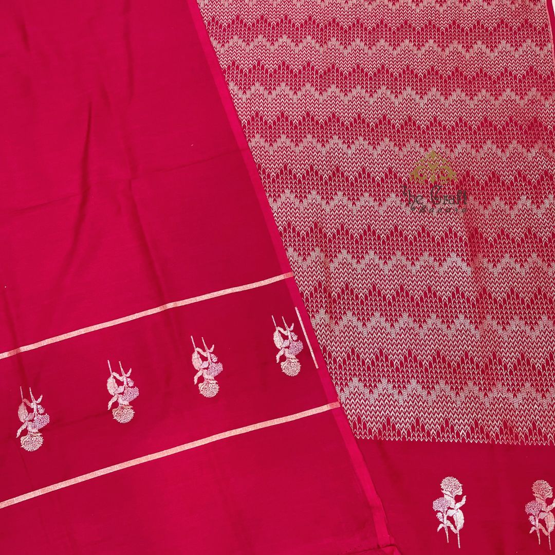 Pure Moonga Silk Brocade Banarasi Dress Material