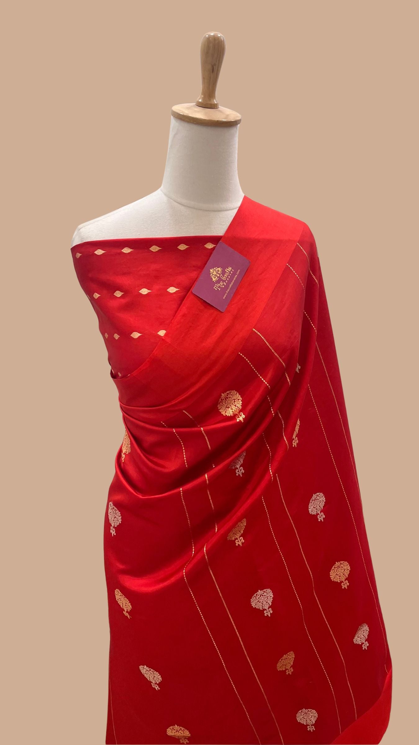 Pure Mango Silk Handloom Banarasi Saree