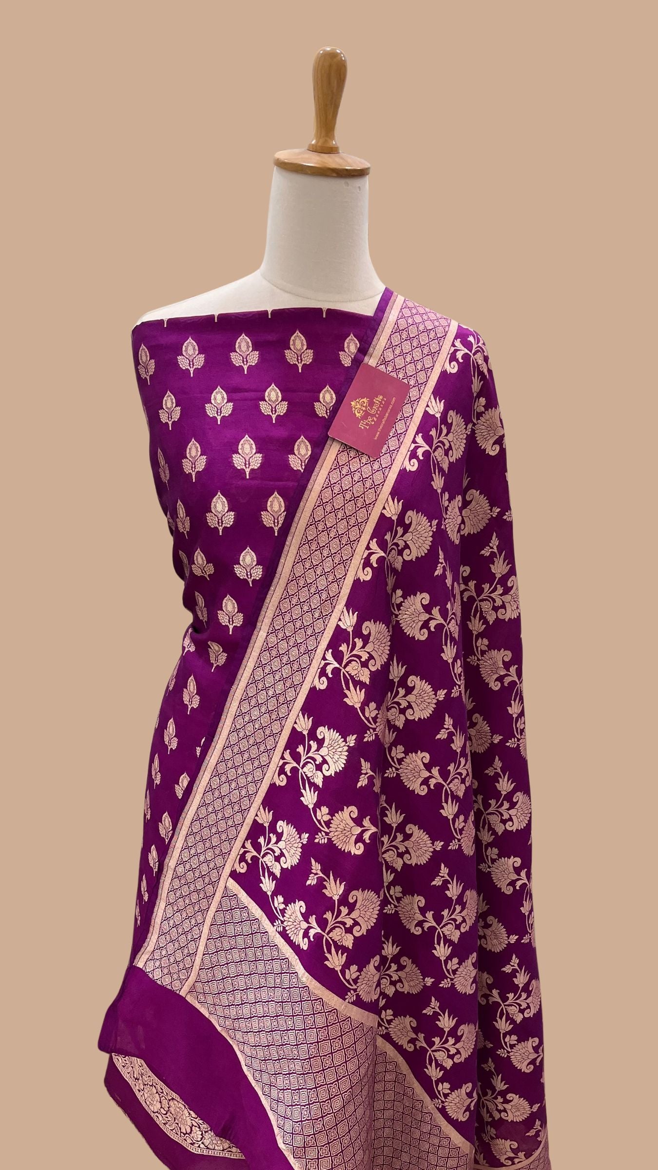 Pure Chiniya Silk Banarasi Dress Material