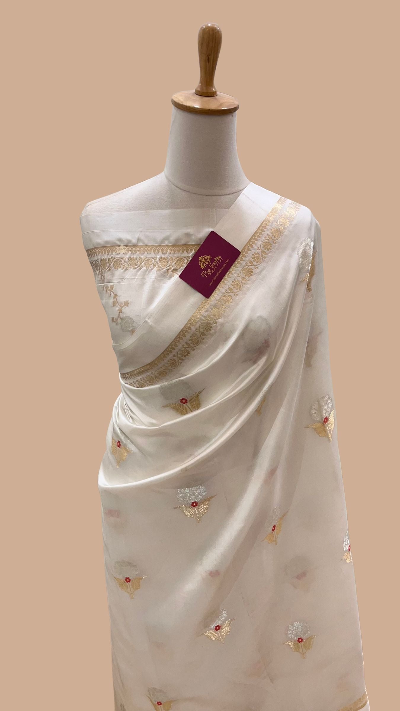 Pure Mango Silk Handloom Banarasi Saree