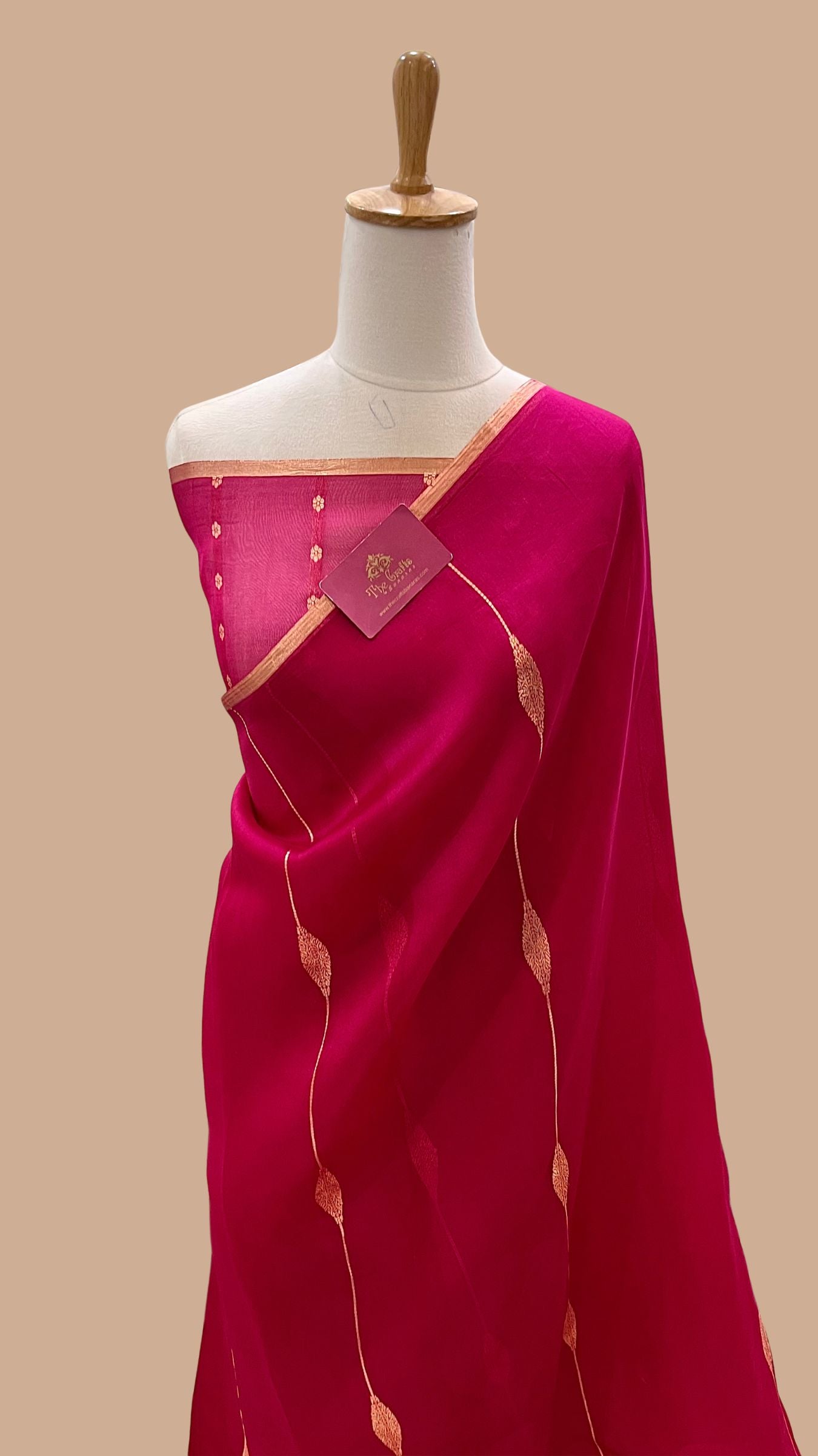 Pure Kora Silk Handloom Banarasi Saree