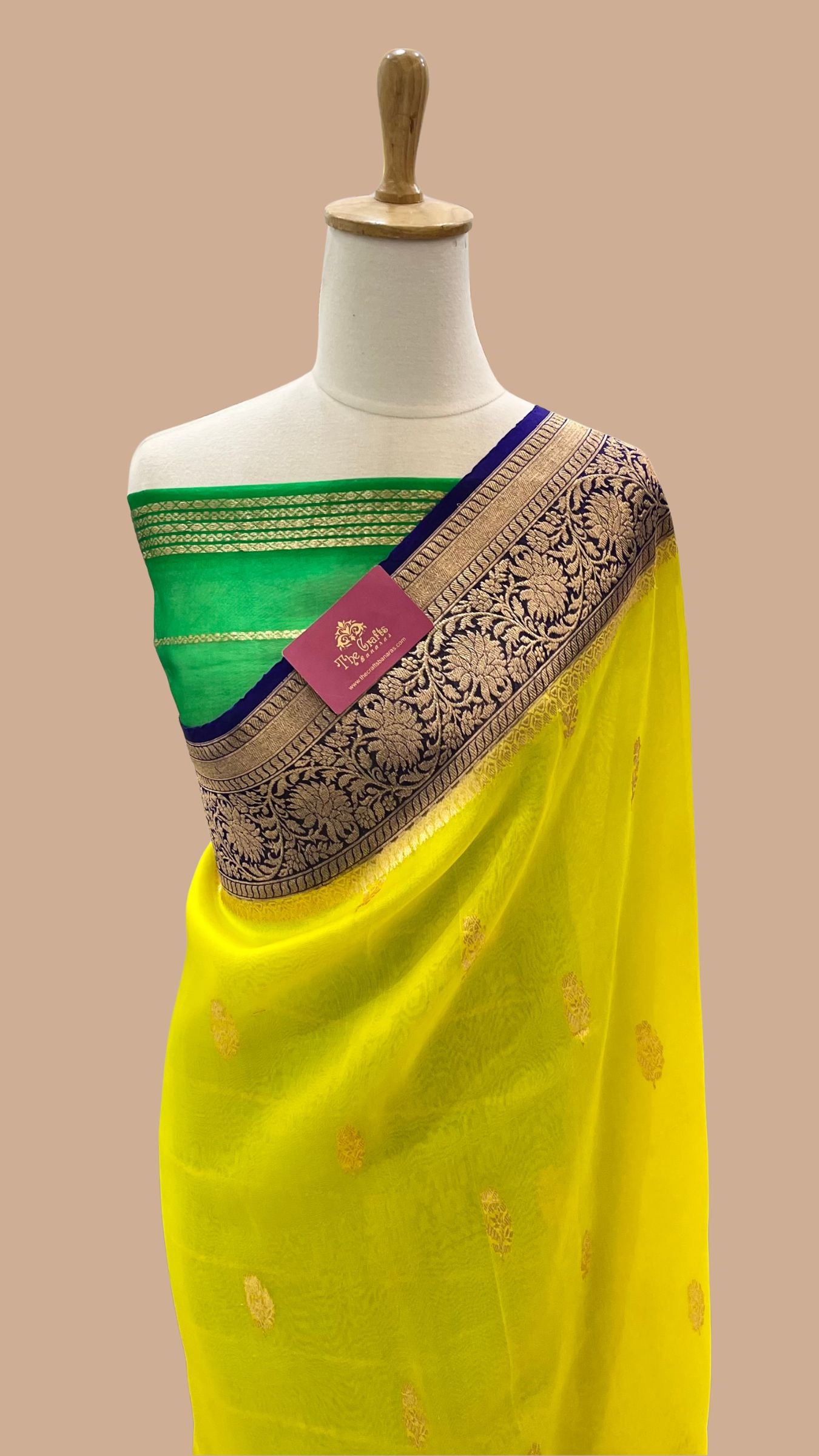Pure Kora Silk Handloom Banarasi Saree