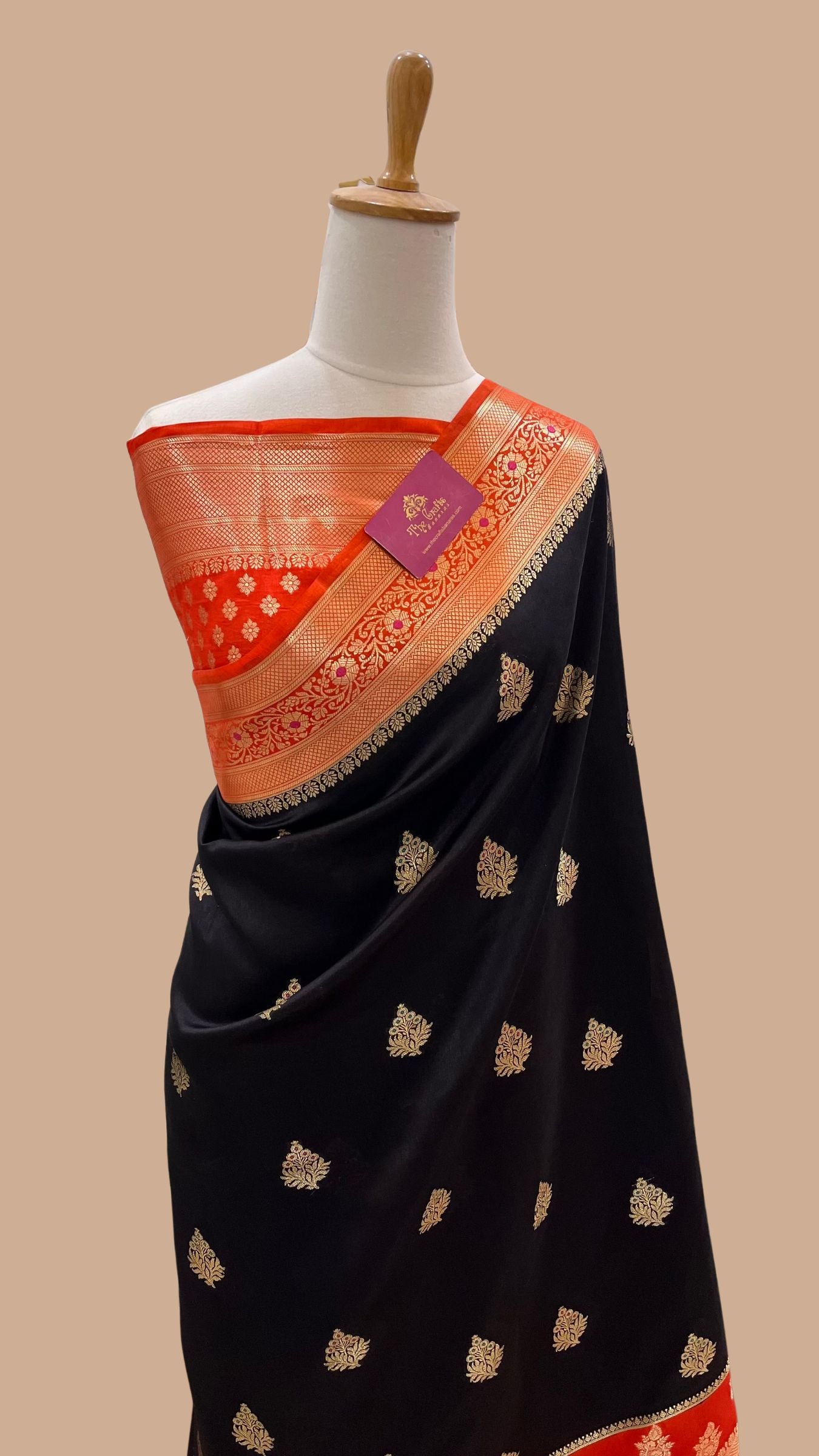 Pure Dupion Silk Banarasi Saree