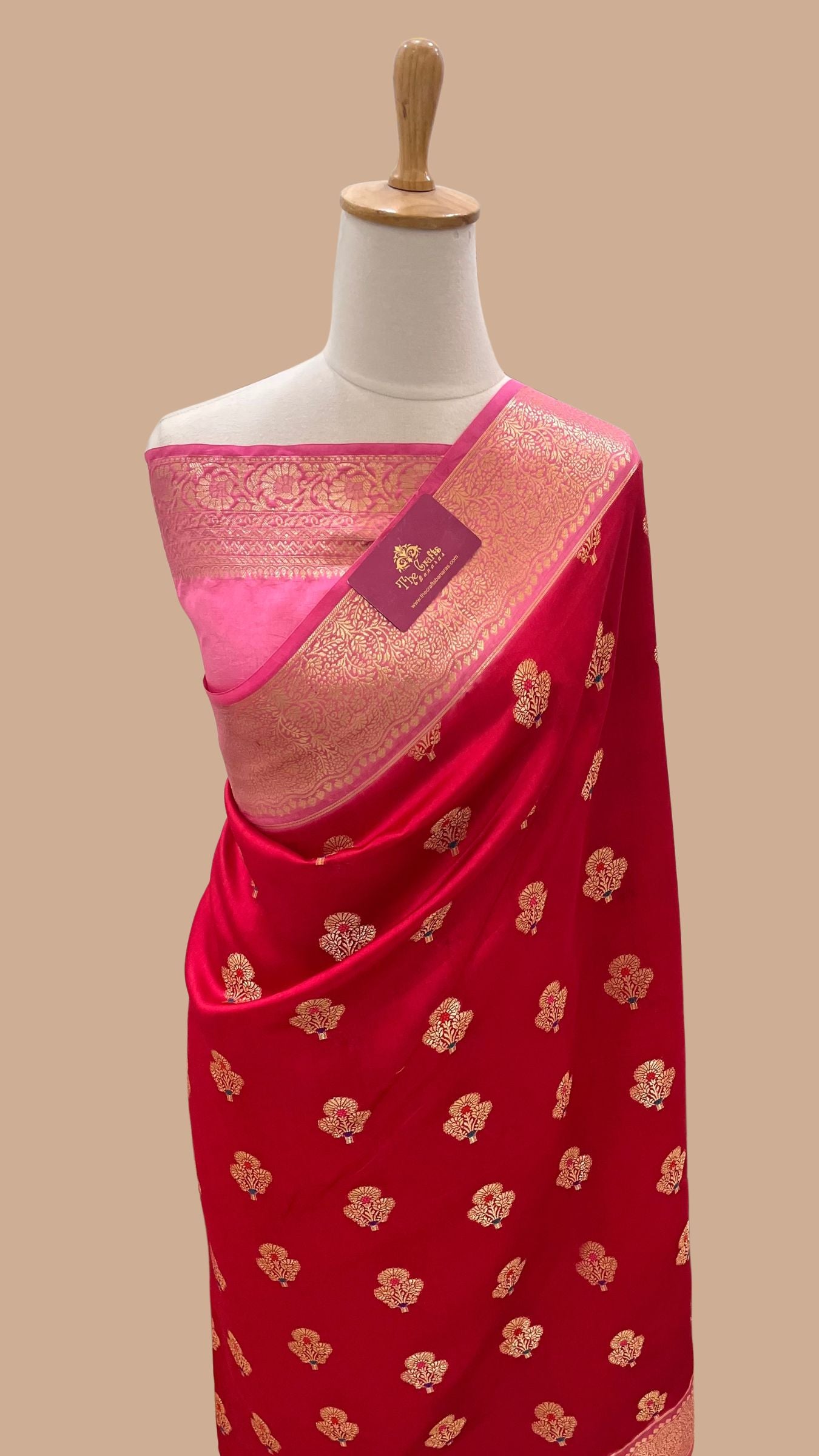 Pure Mango Silk Banarasi Saree