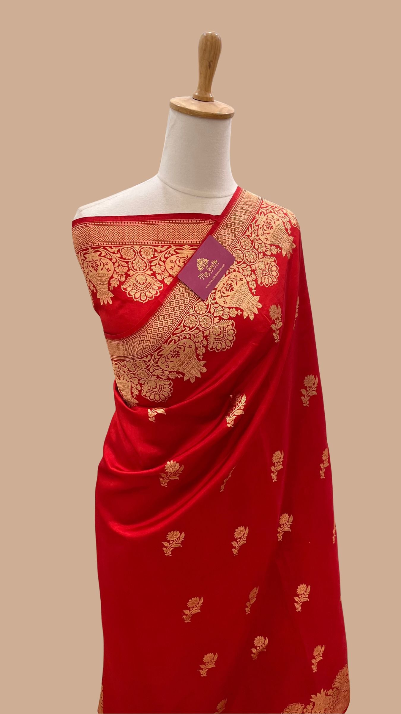 Pure Mango Silk Handloom Banarasi Saree
