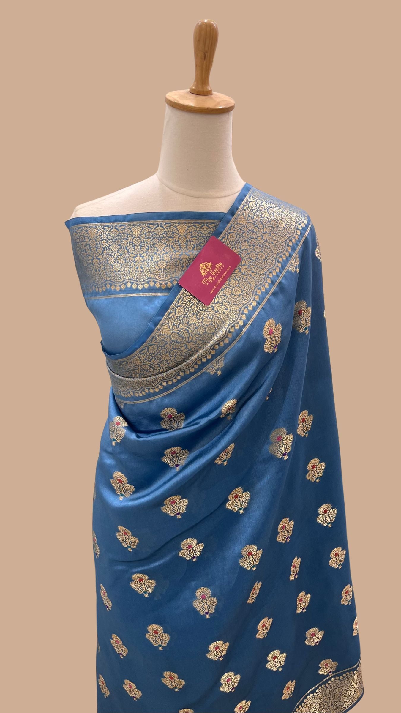 Pure Mango Silk Banarasi Saree