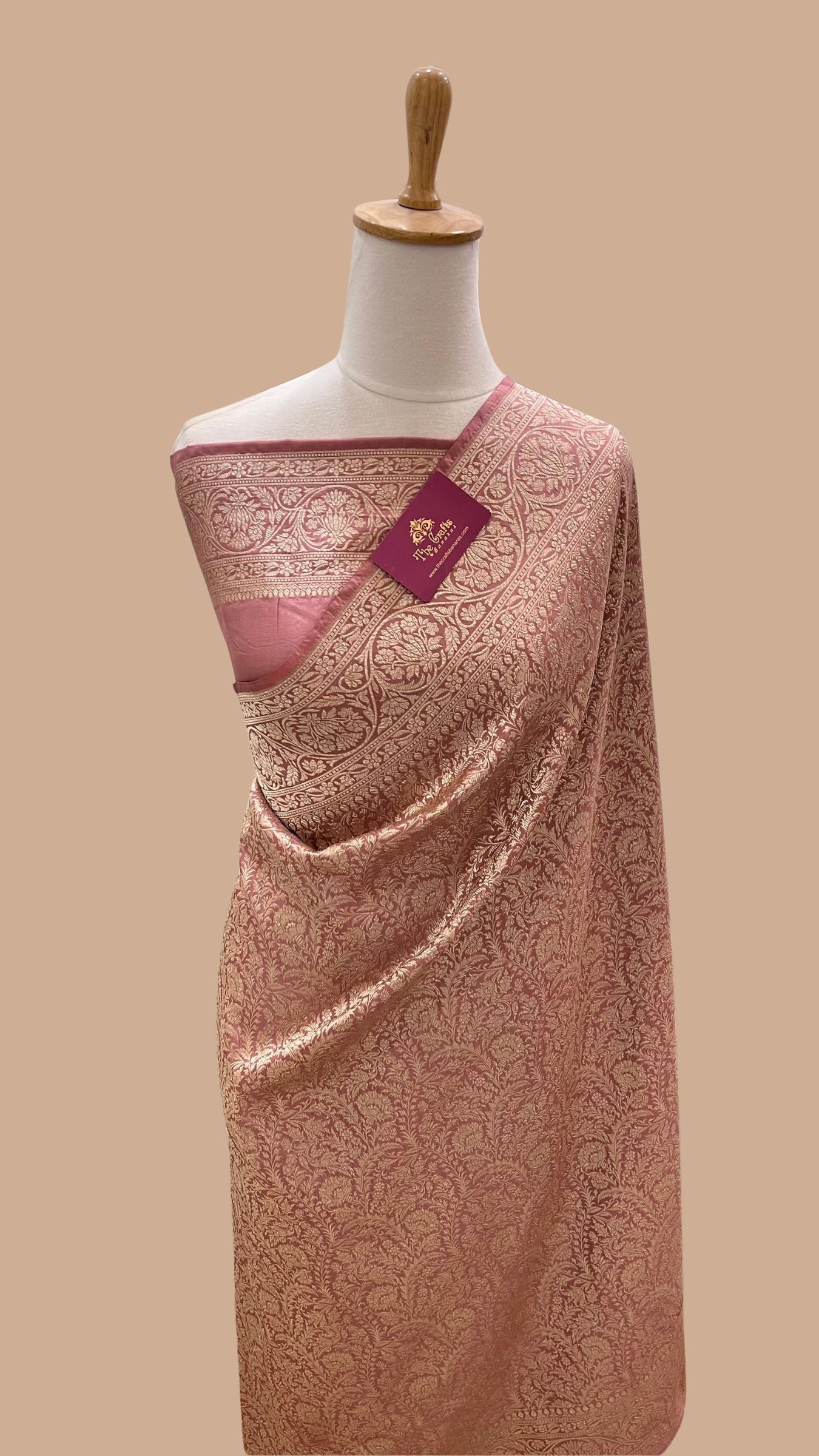 Pure Katan Silk Handloom Banarasi Saree - Tanchui Brocade