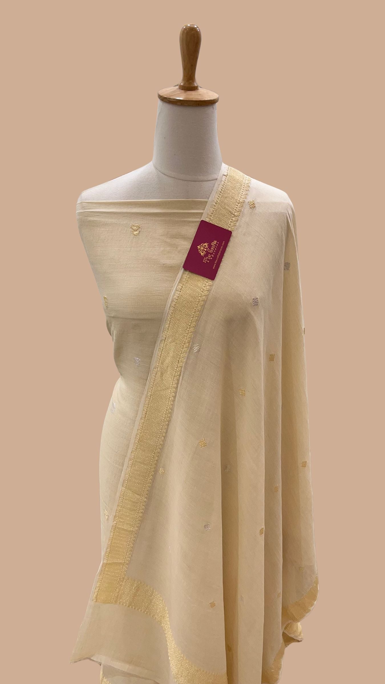 Pure Munga Silk Banarasi Dress Material