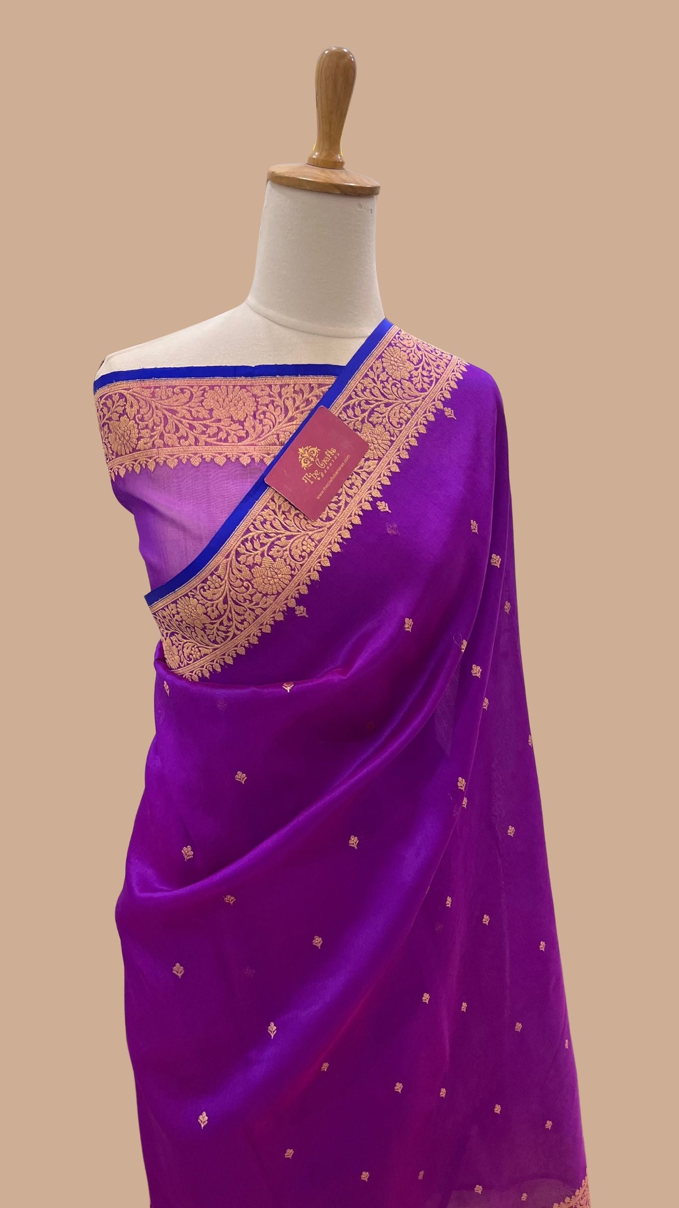 Pure Kora Silk Handloom Banarasi Saree