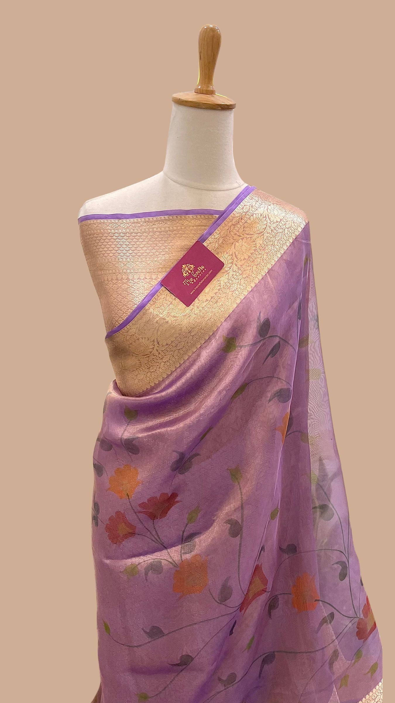 Pure Kora Tissue Silk Banarasi Saree