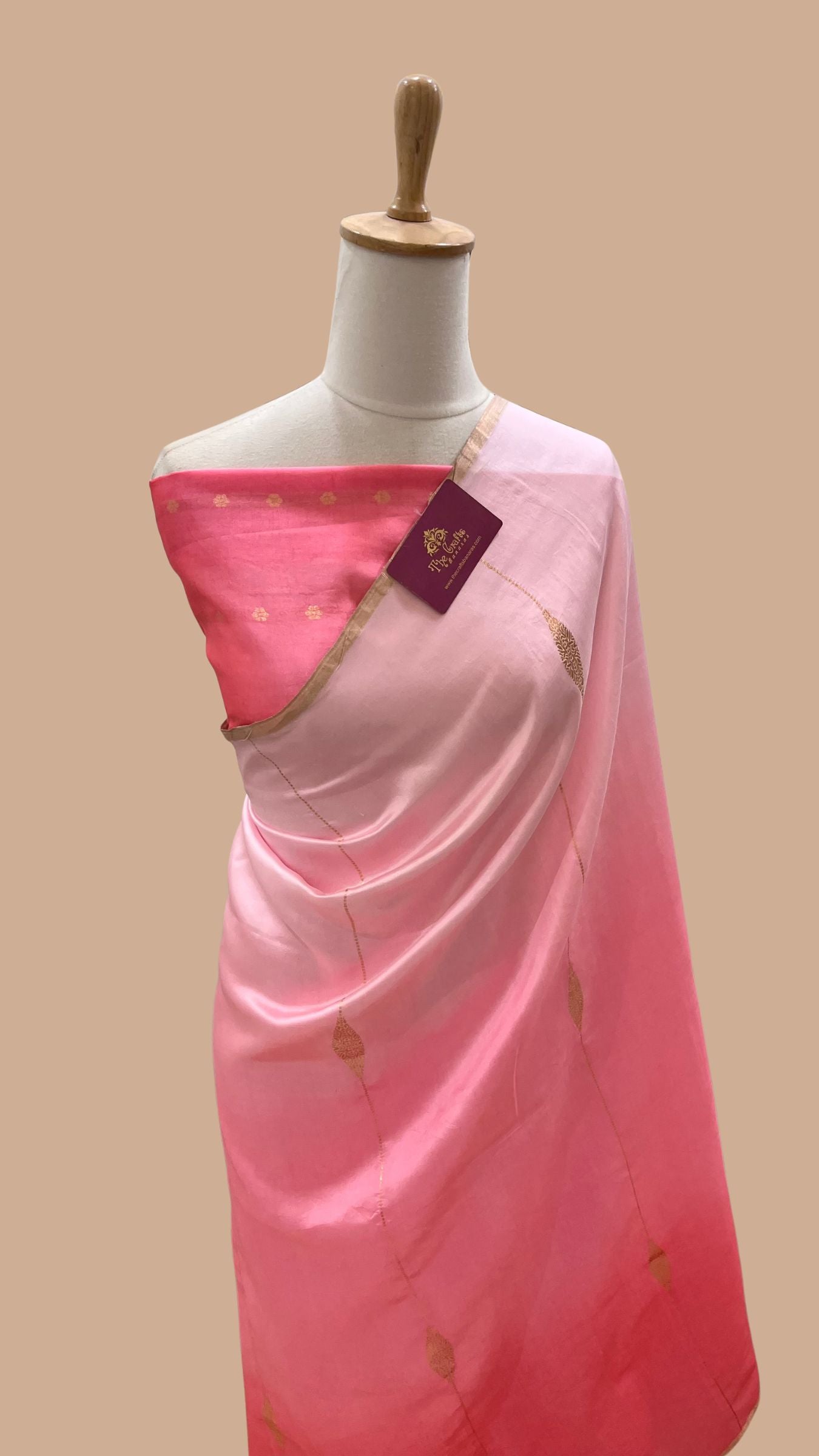 Pure Mango Silk Handloom Banarasi Saree