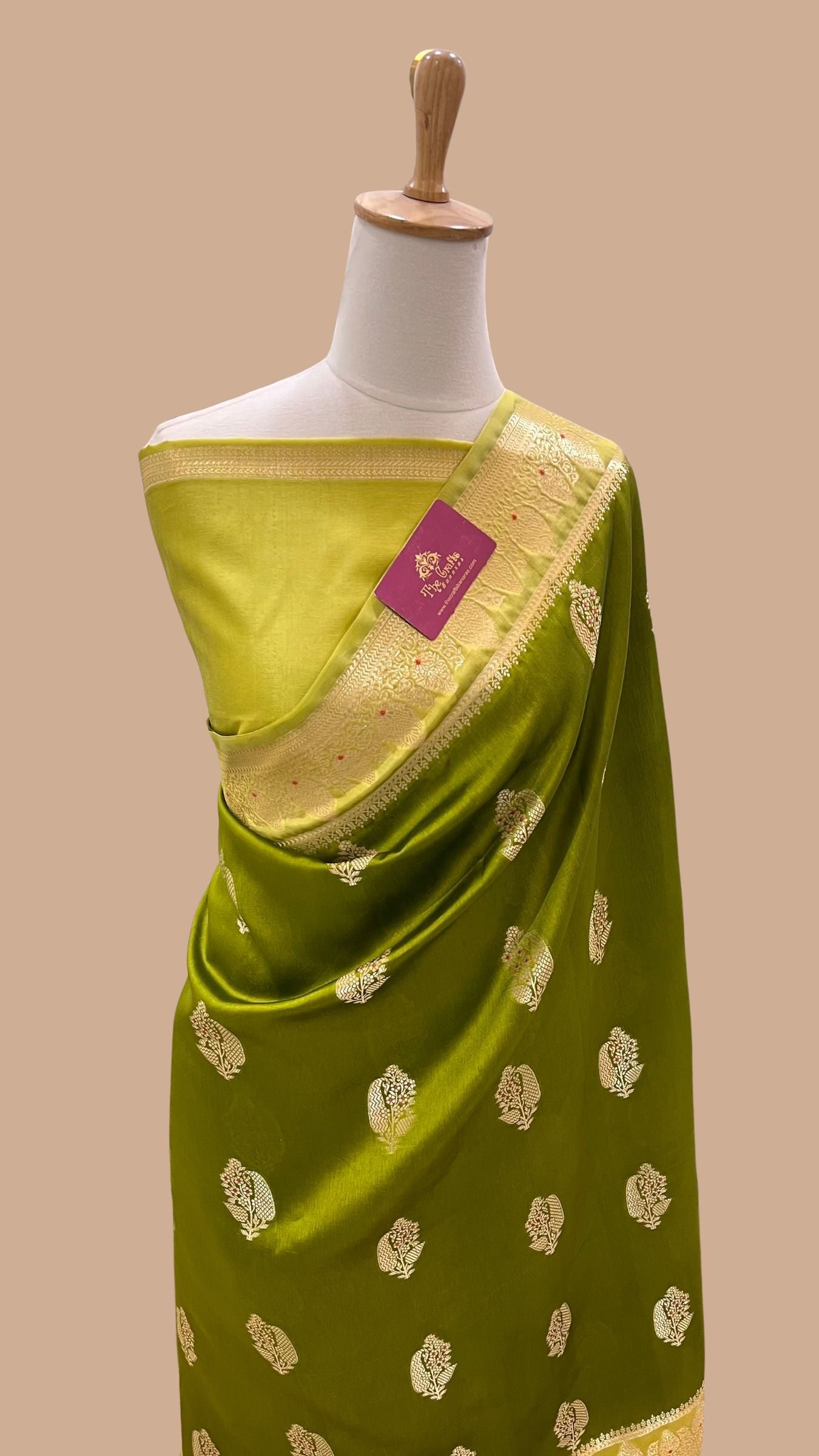 Pure Mango Silk Banarasi Saree