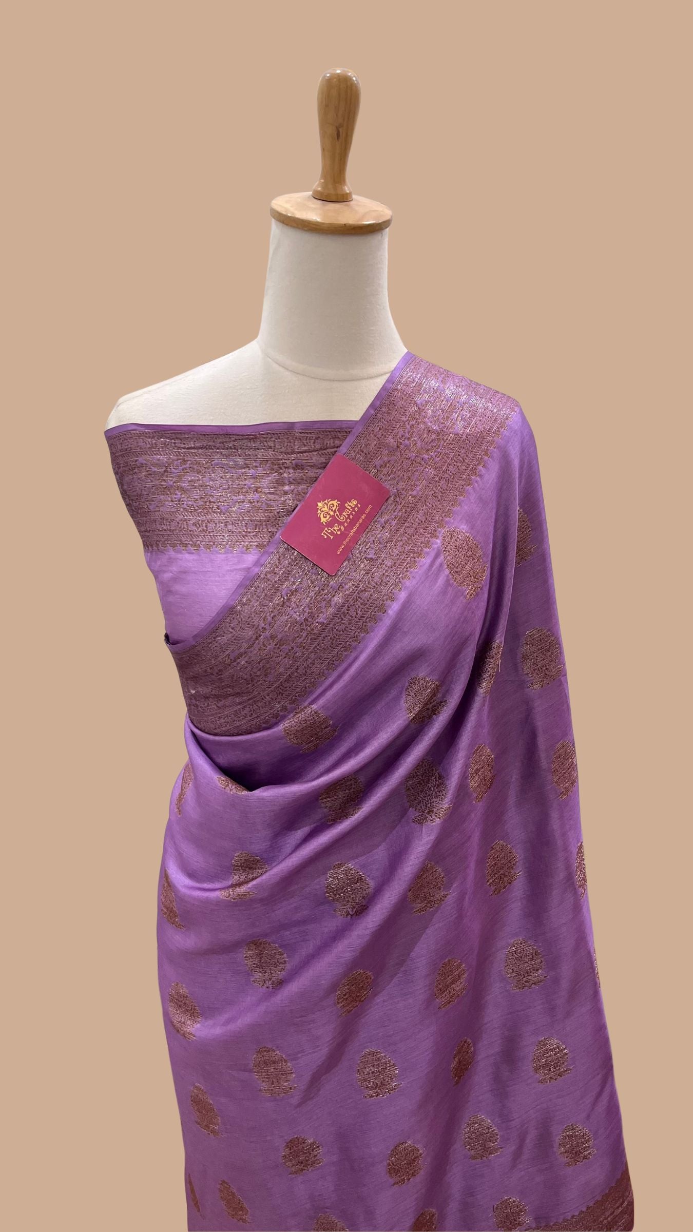 Pure Tussar Silk Banarasi Saree