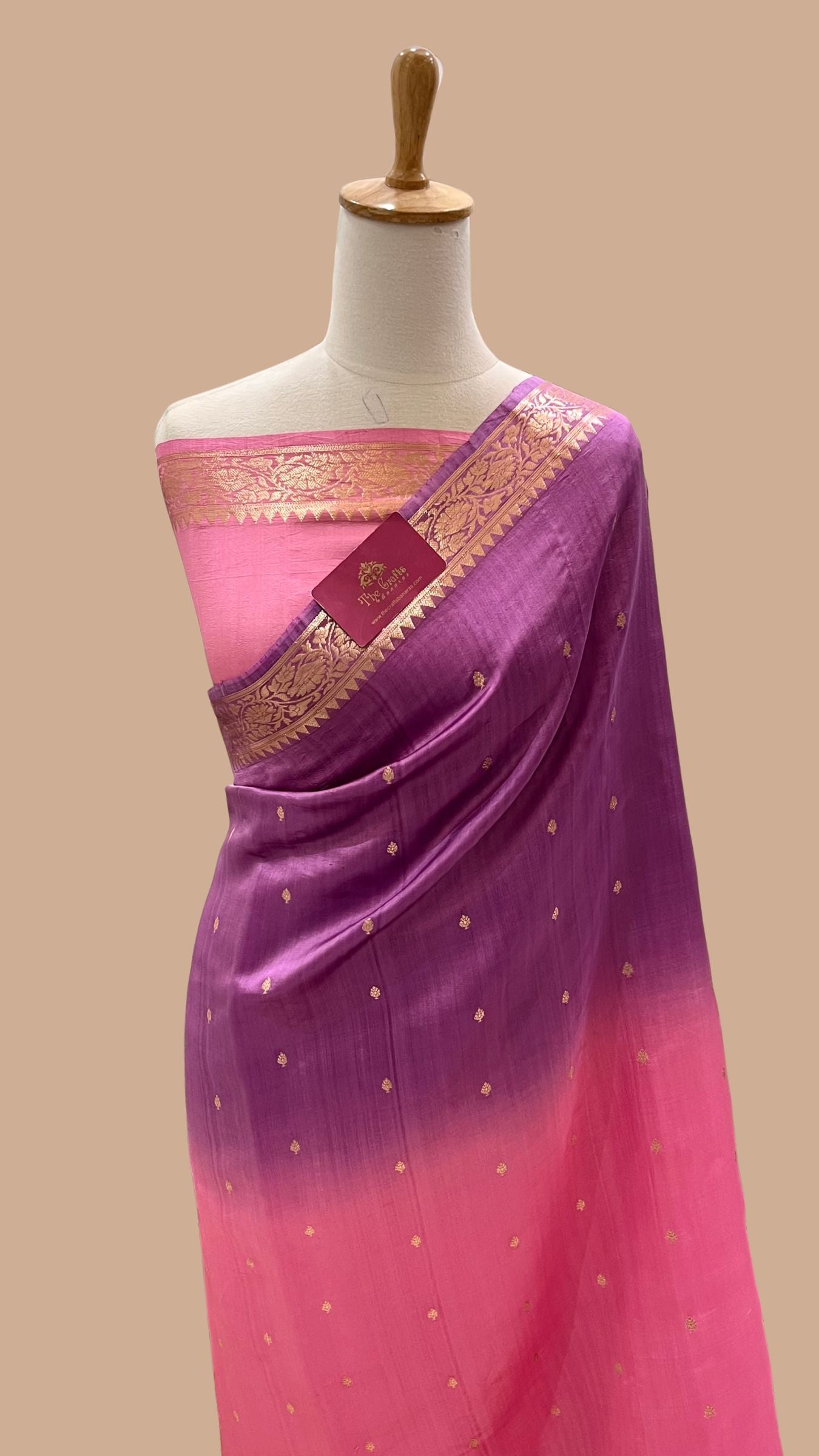 Pure Mango Silk Handloom Banarasi Saree
