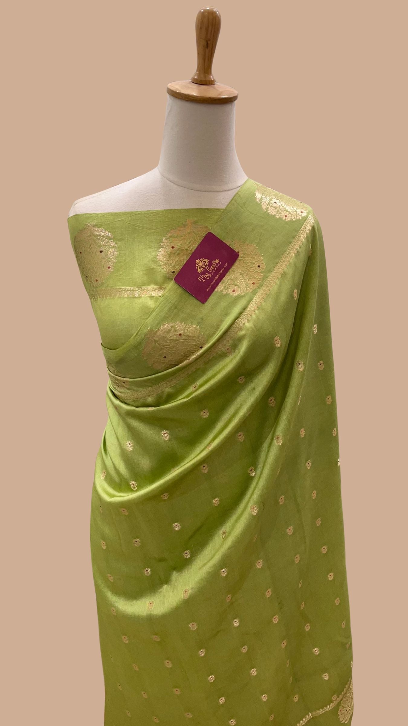 Pure Mango Silk Banarasi Saree