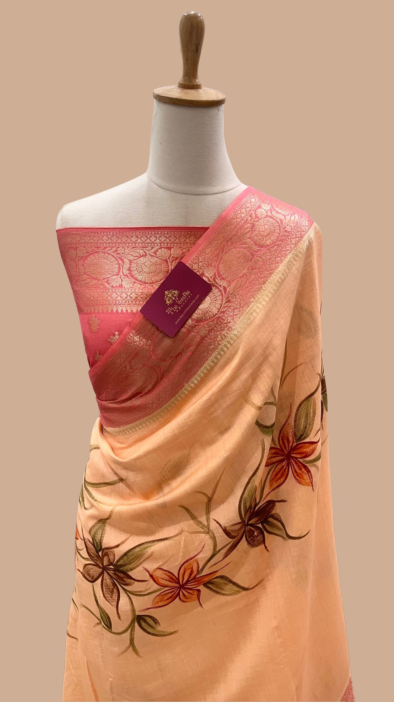 Pure Chiniya Silk Banarasi Saree