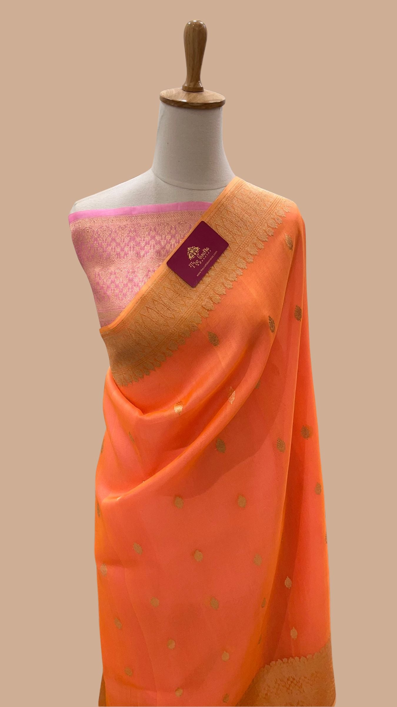 Pure Kora Silk Handloom Banarasi Saree
