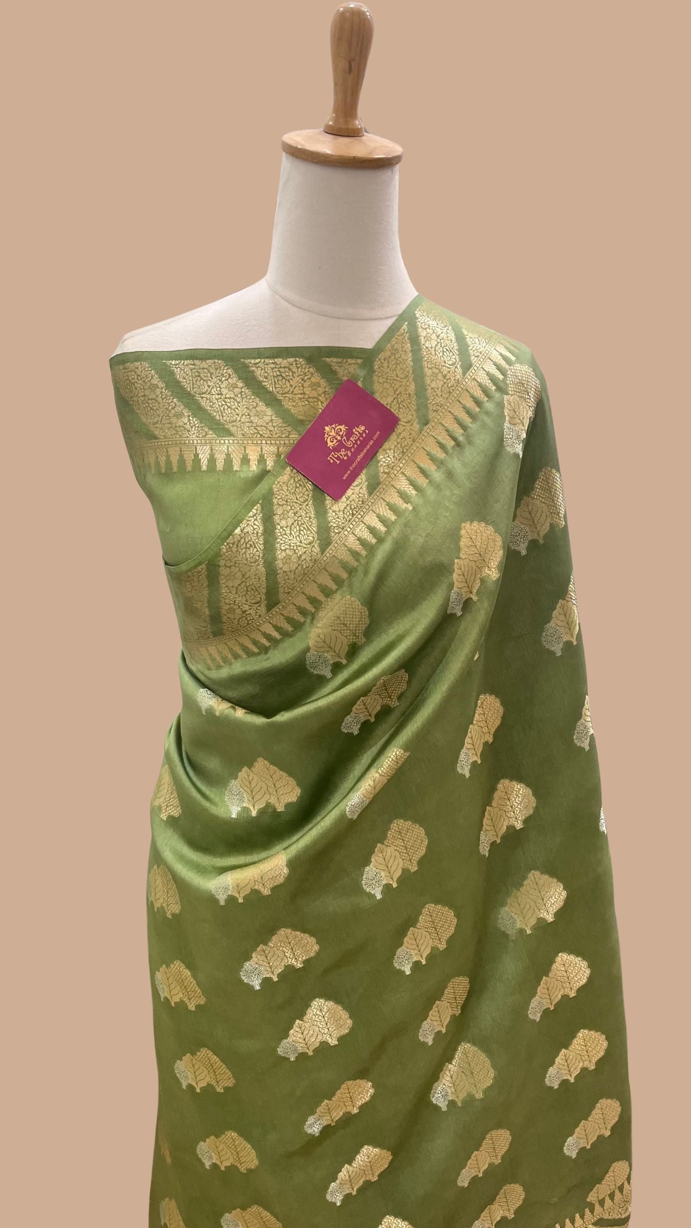 Pure Mango Silk Banarasi Saree