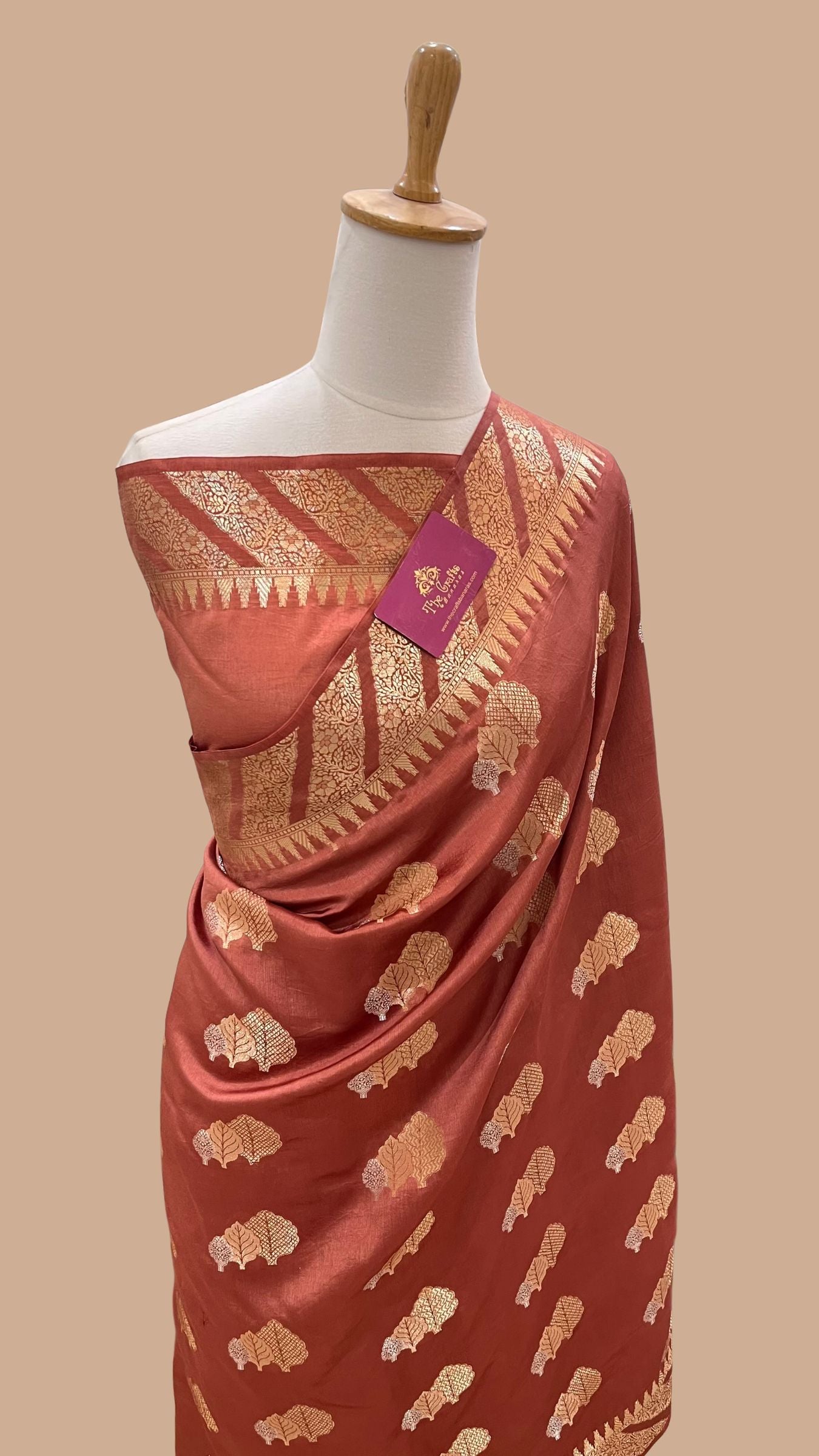 Pure Mango Silk Banarasi Saree
