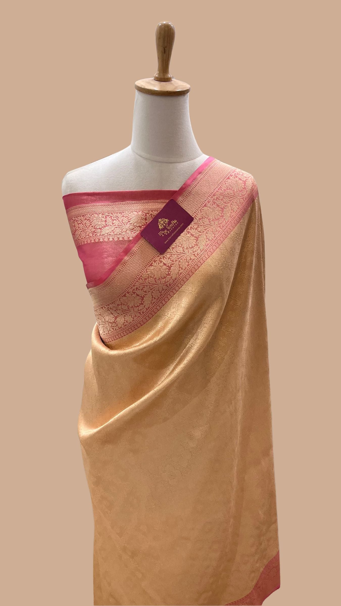 Pure Katan Silk Handloom Banarasi Saree - Tanchui Brocade