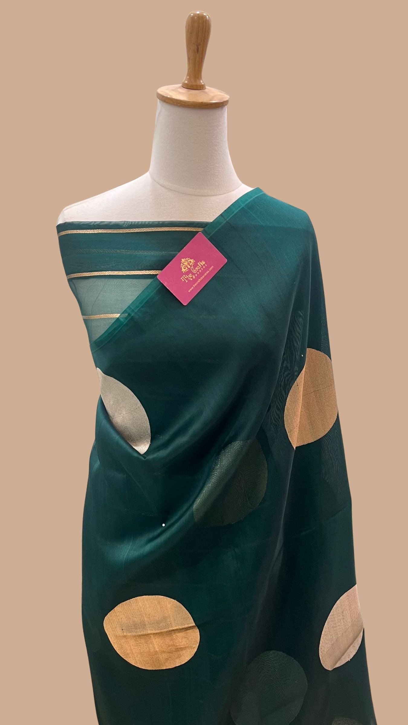 Pure Kora Silk Handloom Banarasi Saree