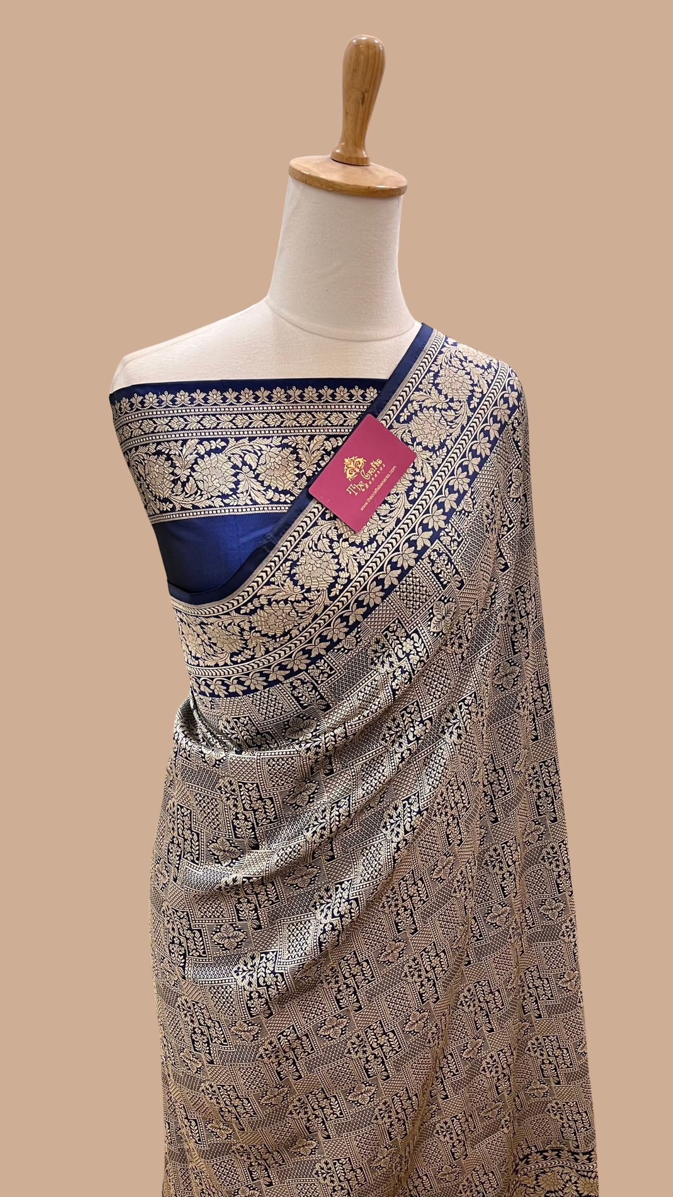 Pure Katan Silk Handloom Banarasi Saree - Tanchui Brocade
