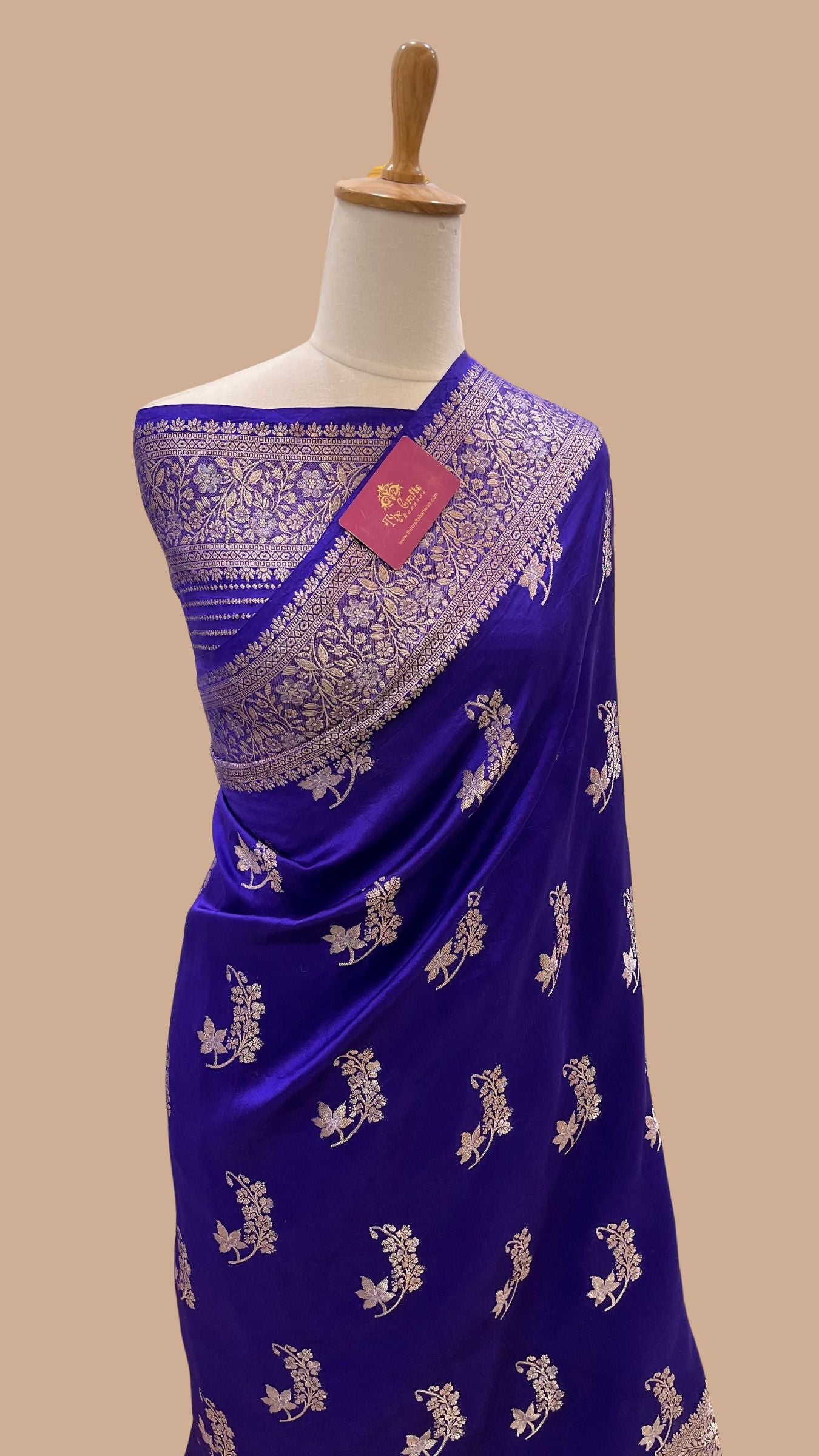 Pure Mango Silk Handloom Banarasi Saree