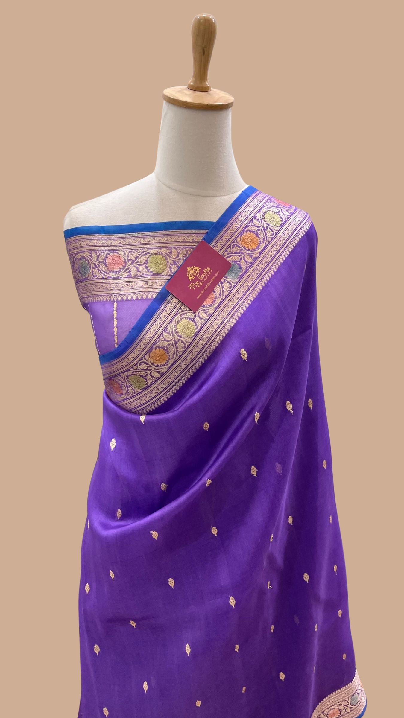 Pure Kora Silk Handloom Banarasi Saree