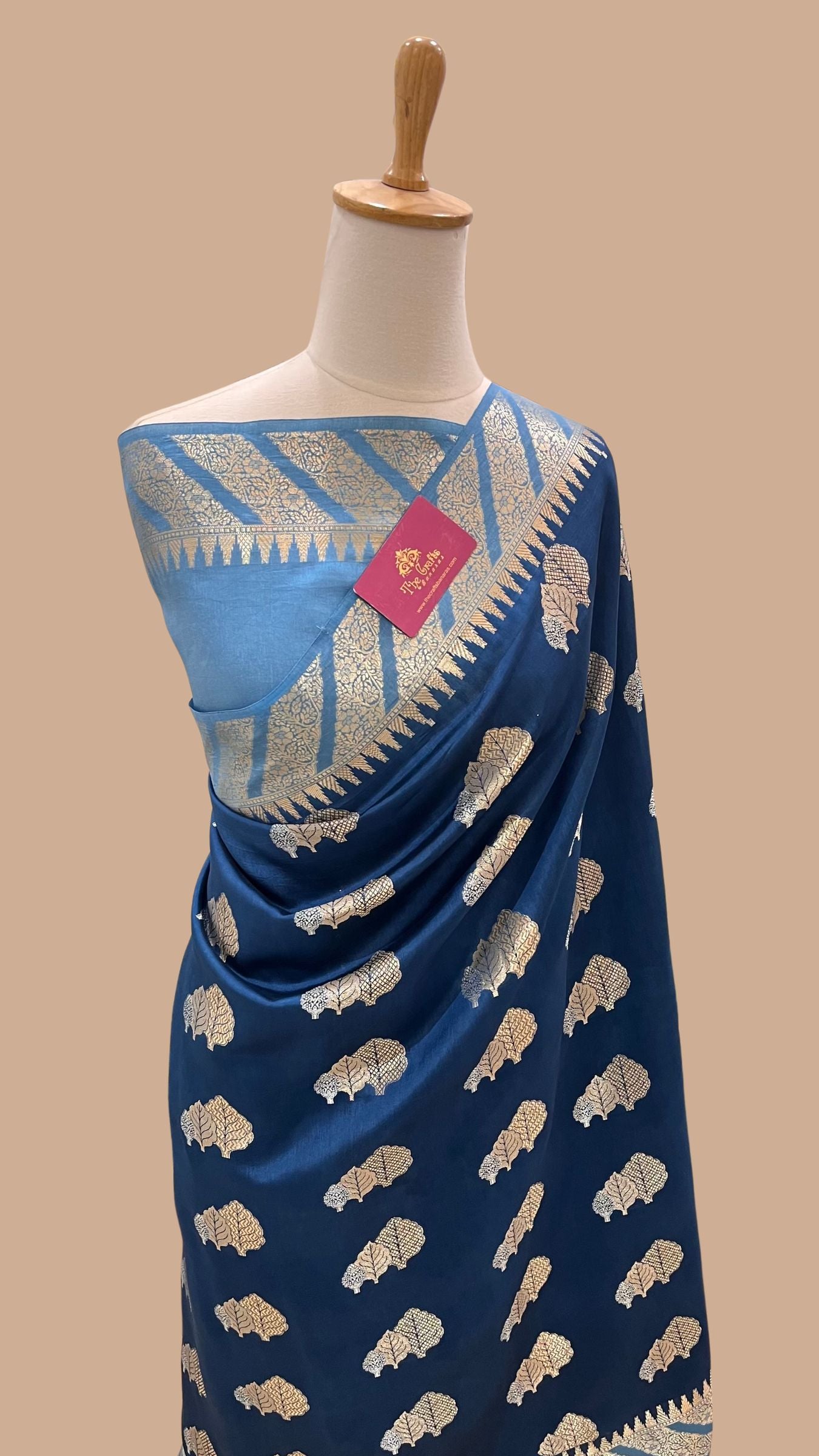 Pure Mango Silk Banarasi Saree