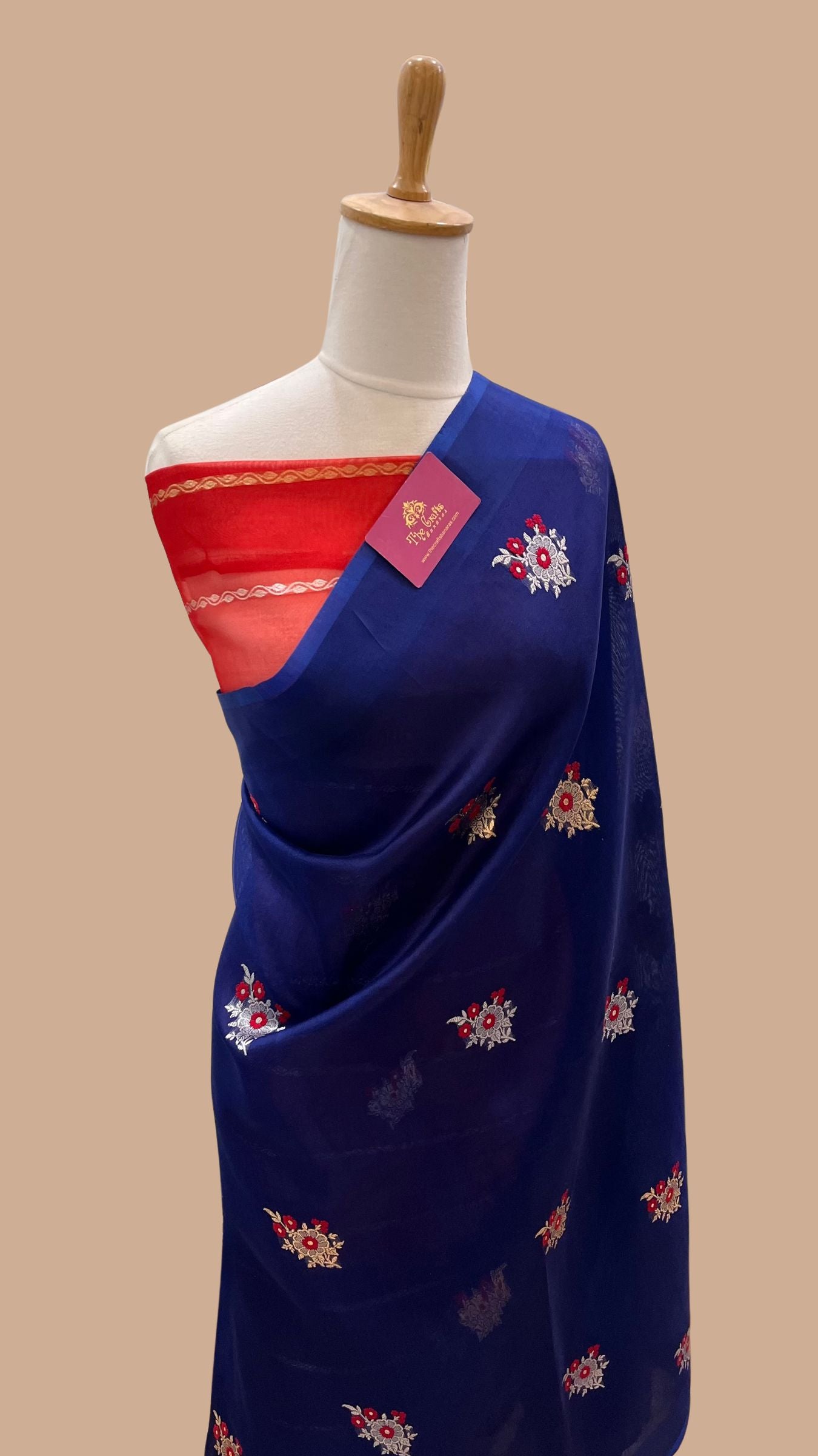 Pure Kora Silk Handloom Banarasi Saree