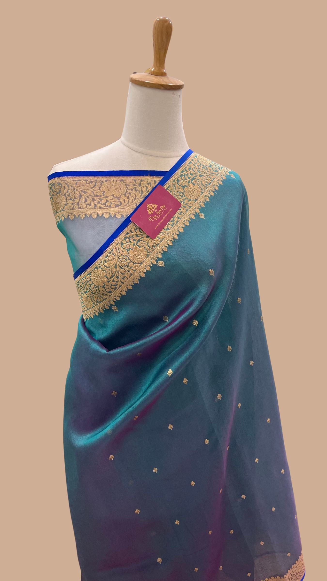 Pure Kora Silk Handloom Banarasi Saree