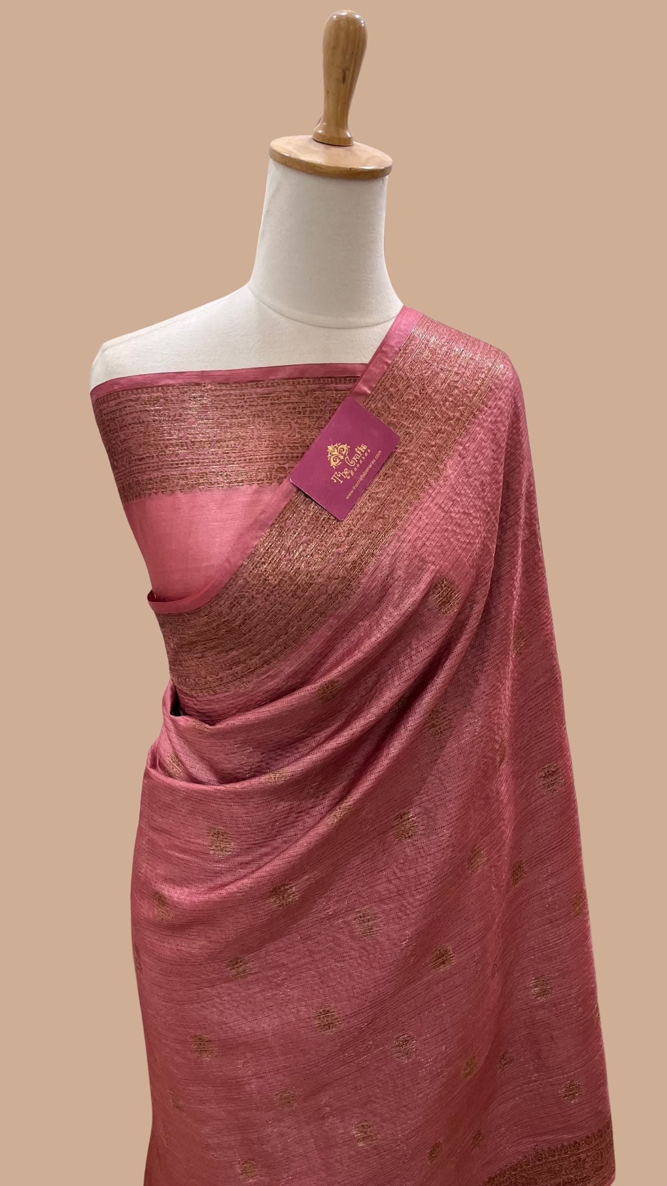 Pure Tussar Silk Banarasi Saree