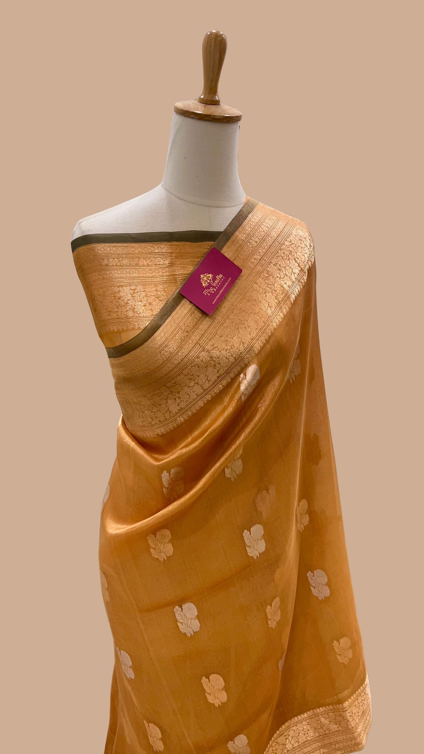 Pure Tissue Silk Handloom Banarasi Saree