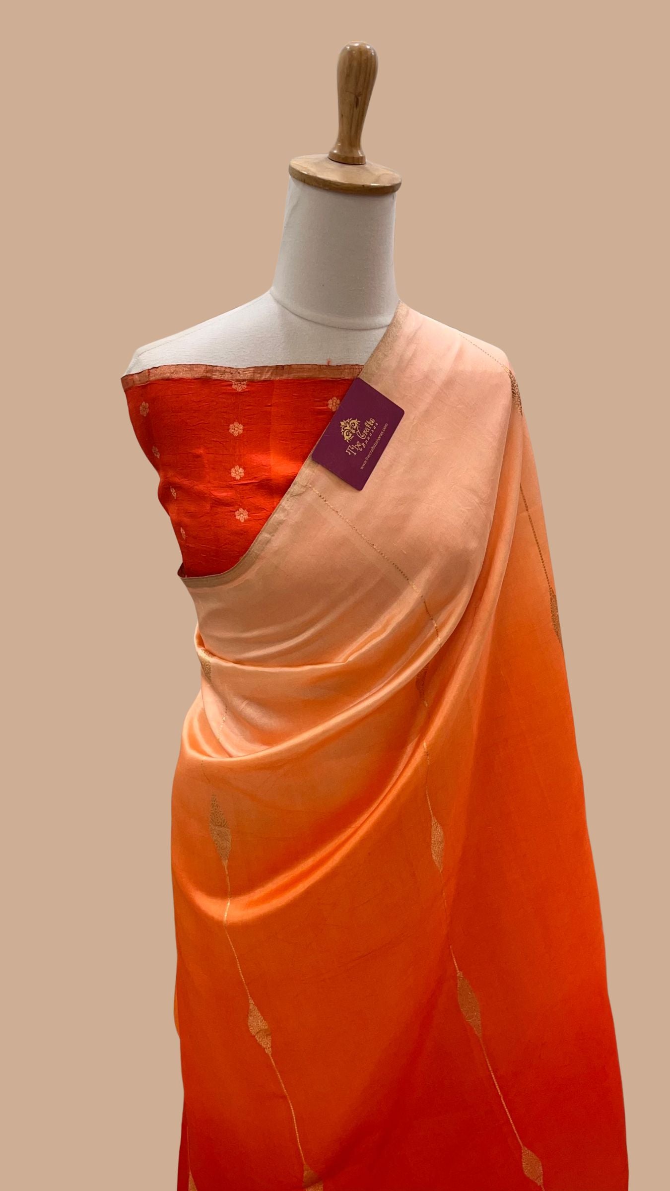 Pure Mango Silk Handloom Banarasi Saree