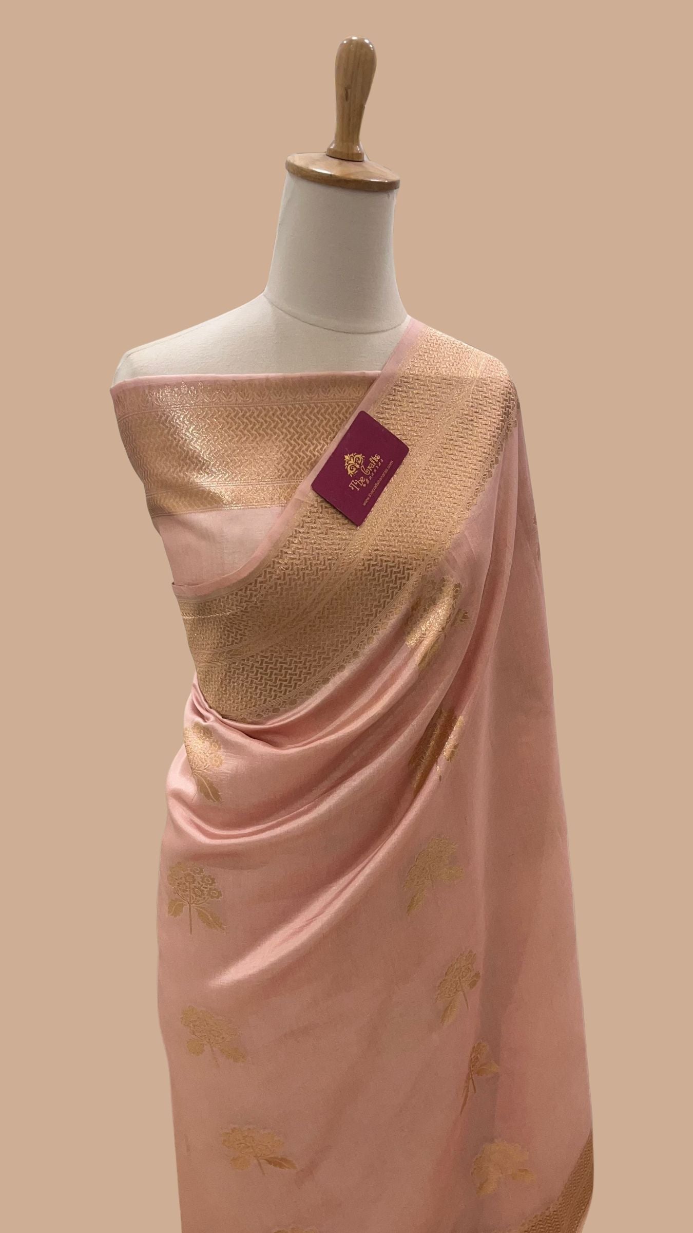 Pure Mango Silk Banarasi Saree