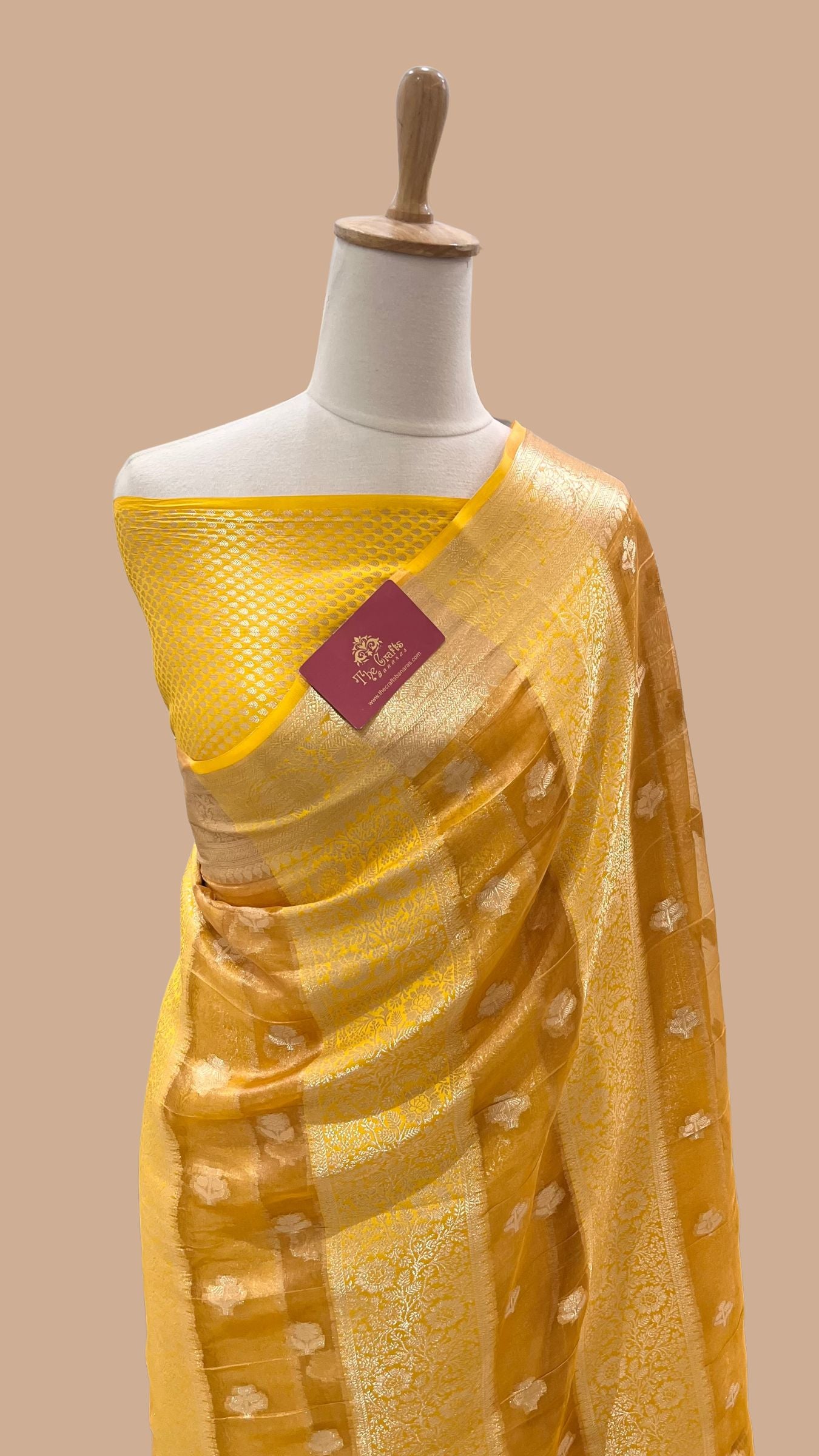 Pure Chiniya Tissue Silk Banarasi Saree