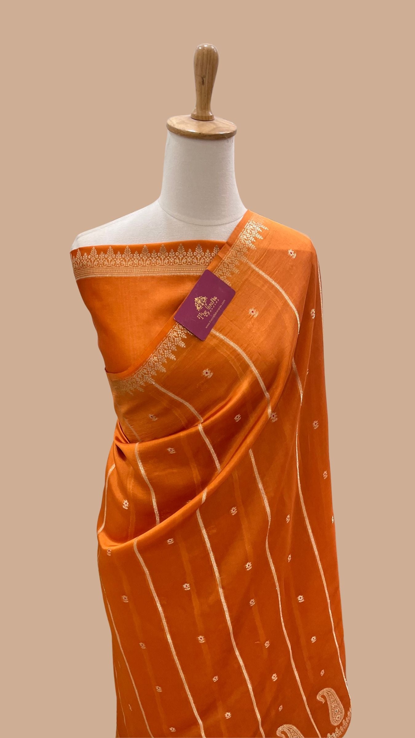 Pure Mango Silk Banarasi Saree
