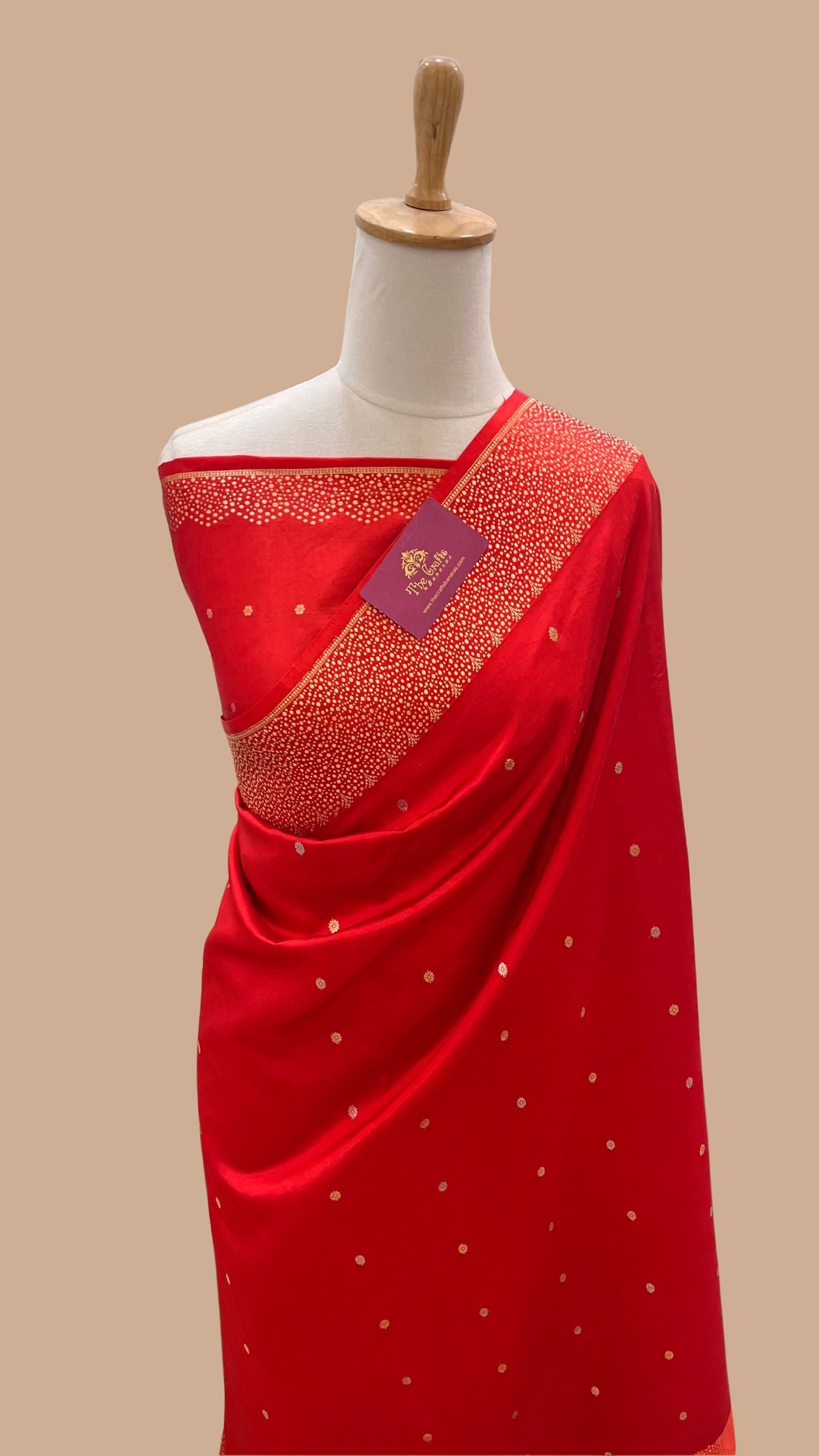 Pure Mango Silk Handloom Banarasi Saree