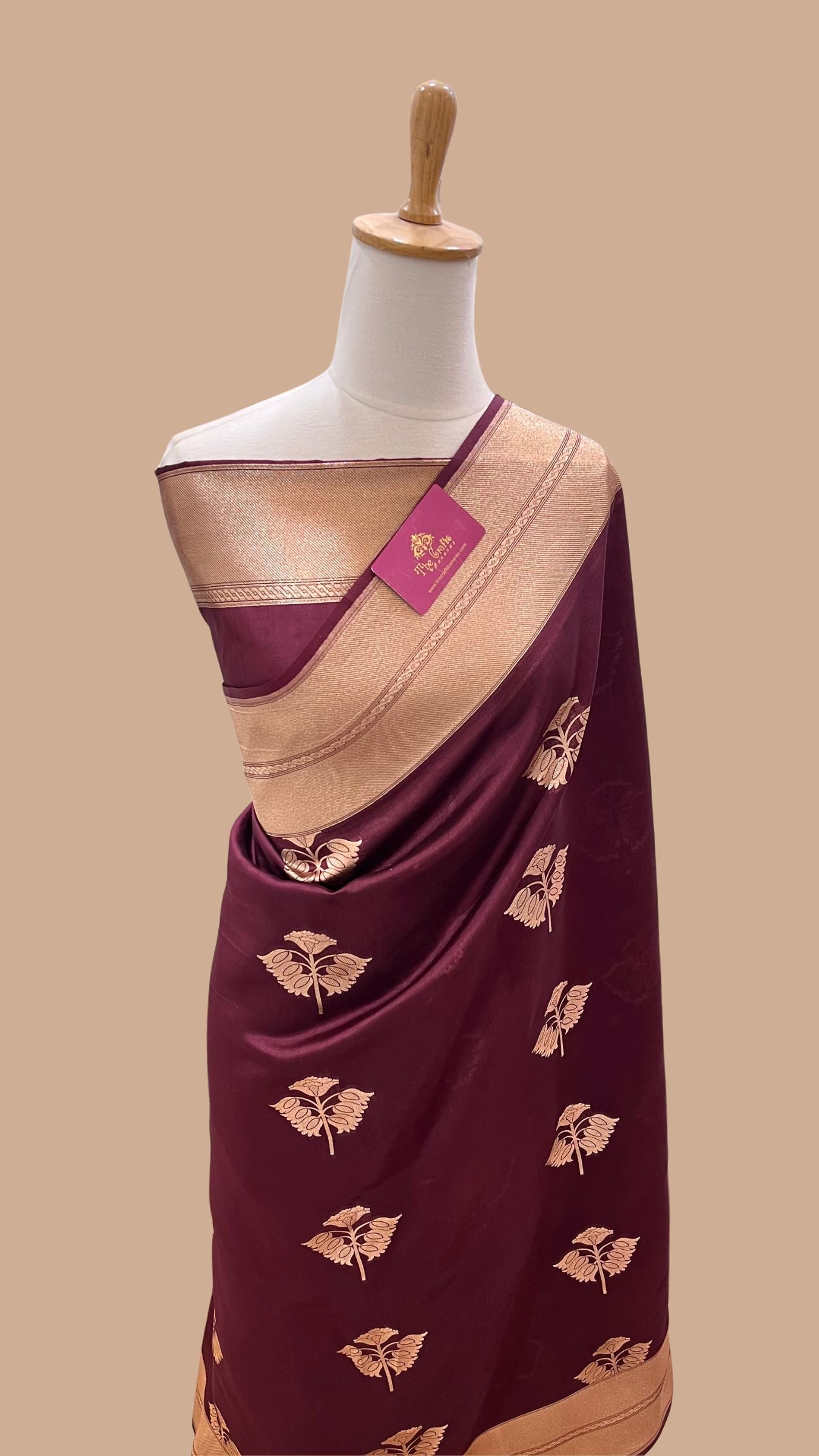 Pure Mango Silk Banarasi Saree