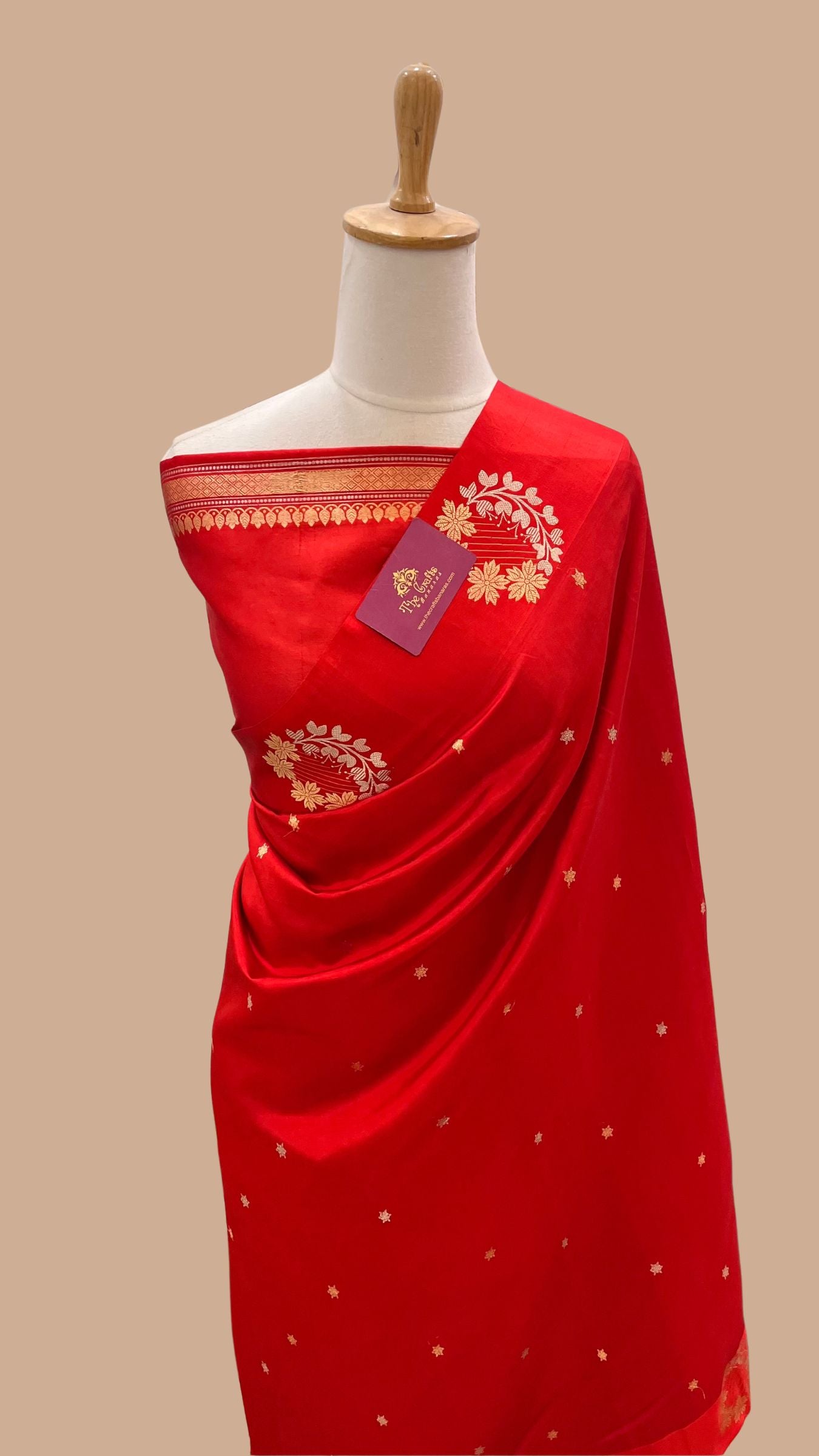 Pure Mango Silk Handloom Banarasi Saree