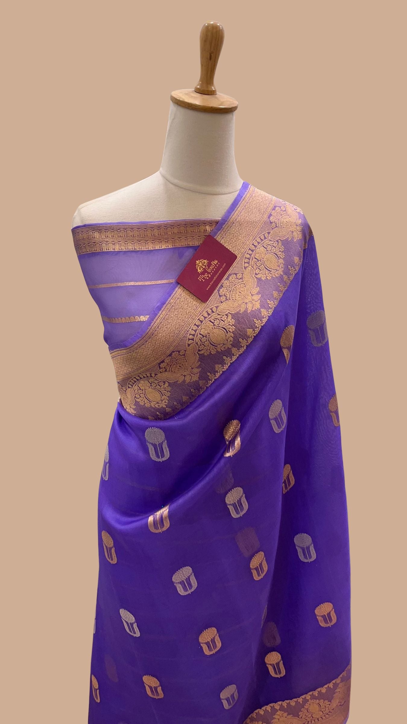 Pure Kora Silk Handloom Banarasi Saree