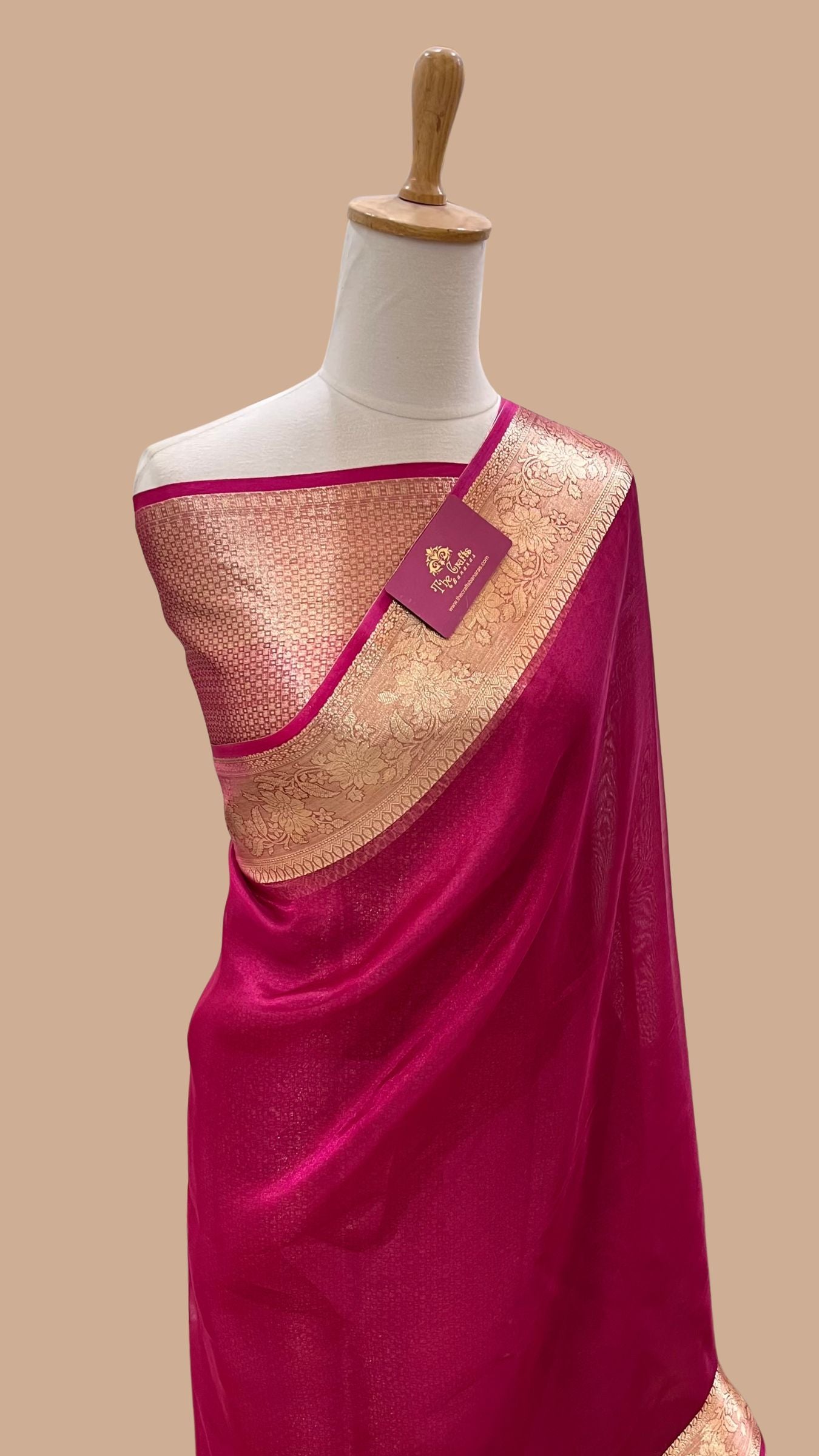 Pure Kora Tissue Silk Banarasi Saree