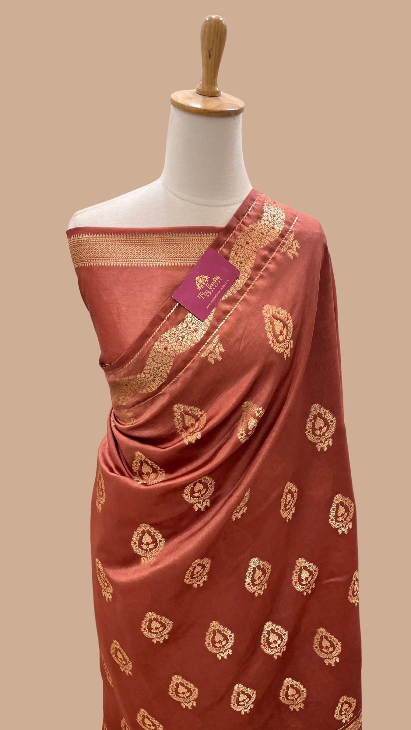 Pure Mango Silk Banarasi Saree