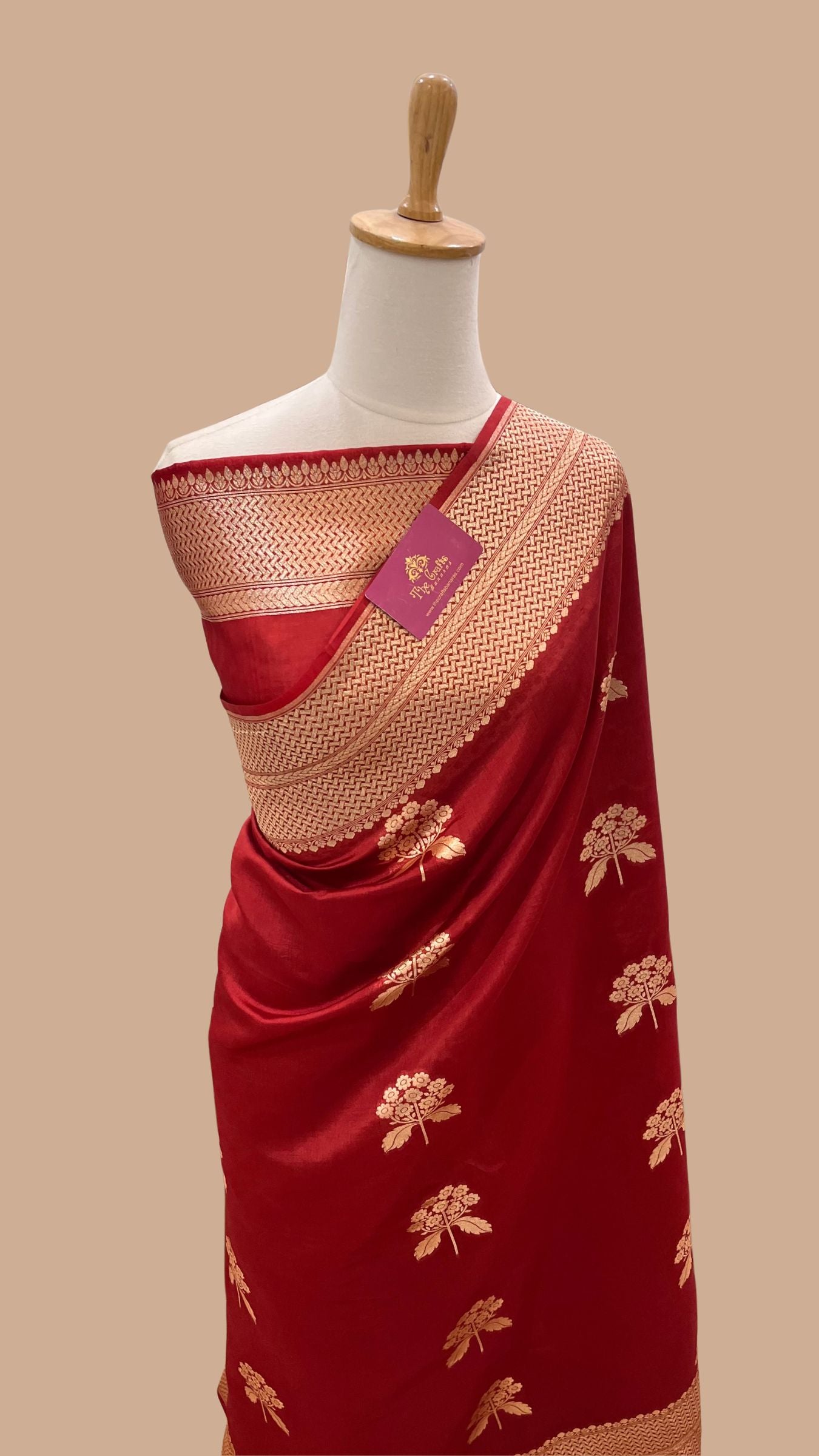 Pure Mango Silk Banarasi Saree